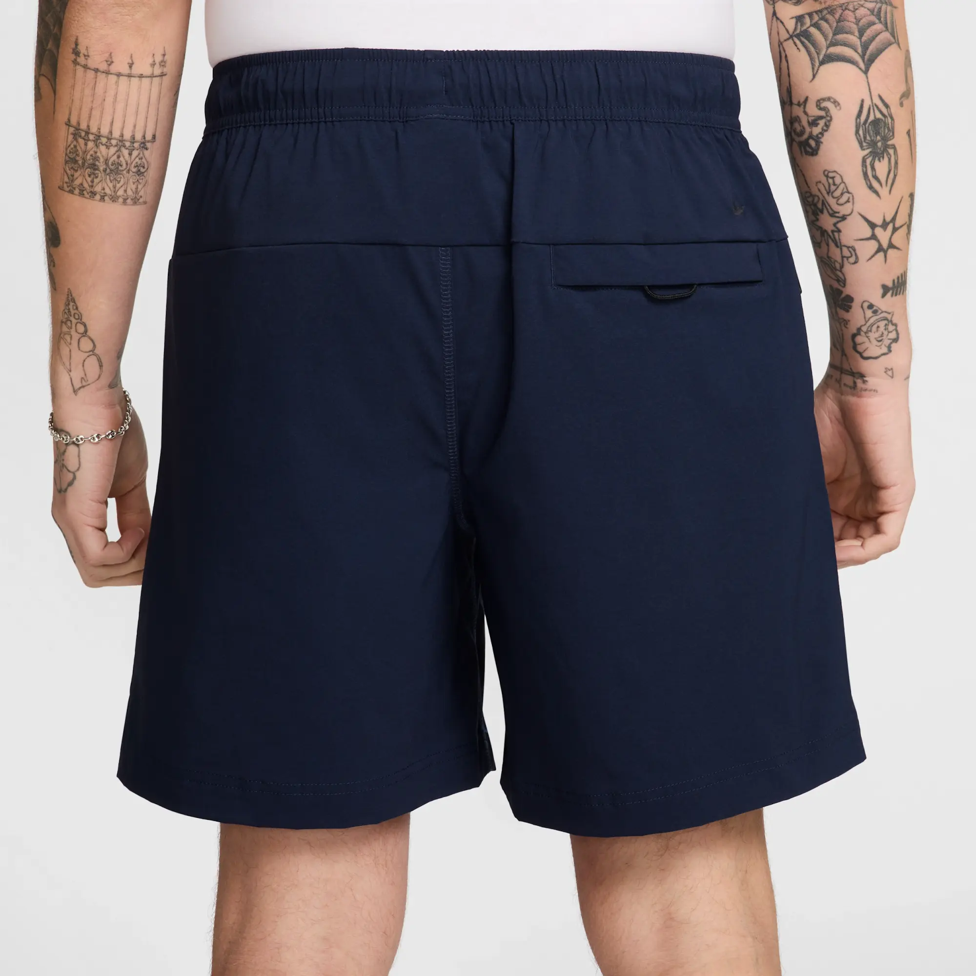 Nike Tech Men's Woven Shorts - Blue - Nylon/Elastane