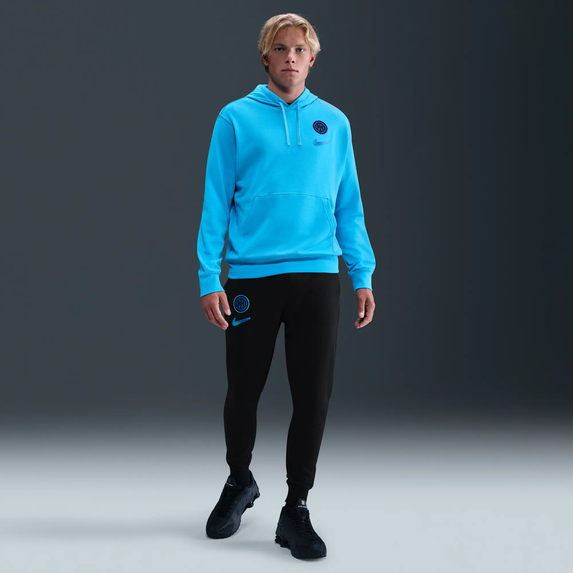 Inter Milan Club Men's Nike Football Joggers - Black - Cotton/Polyester