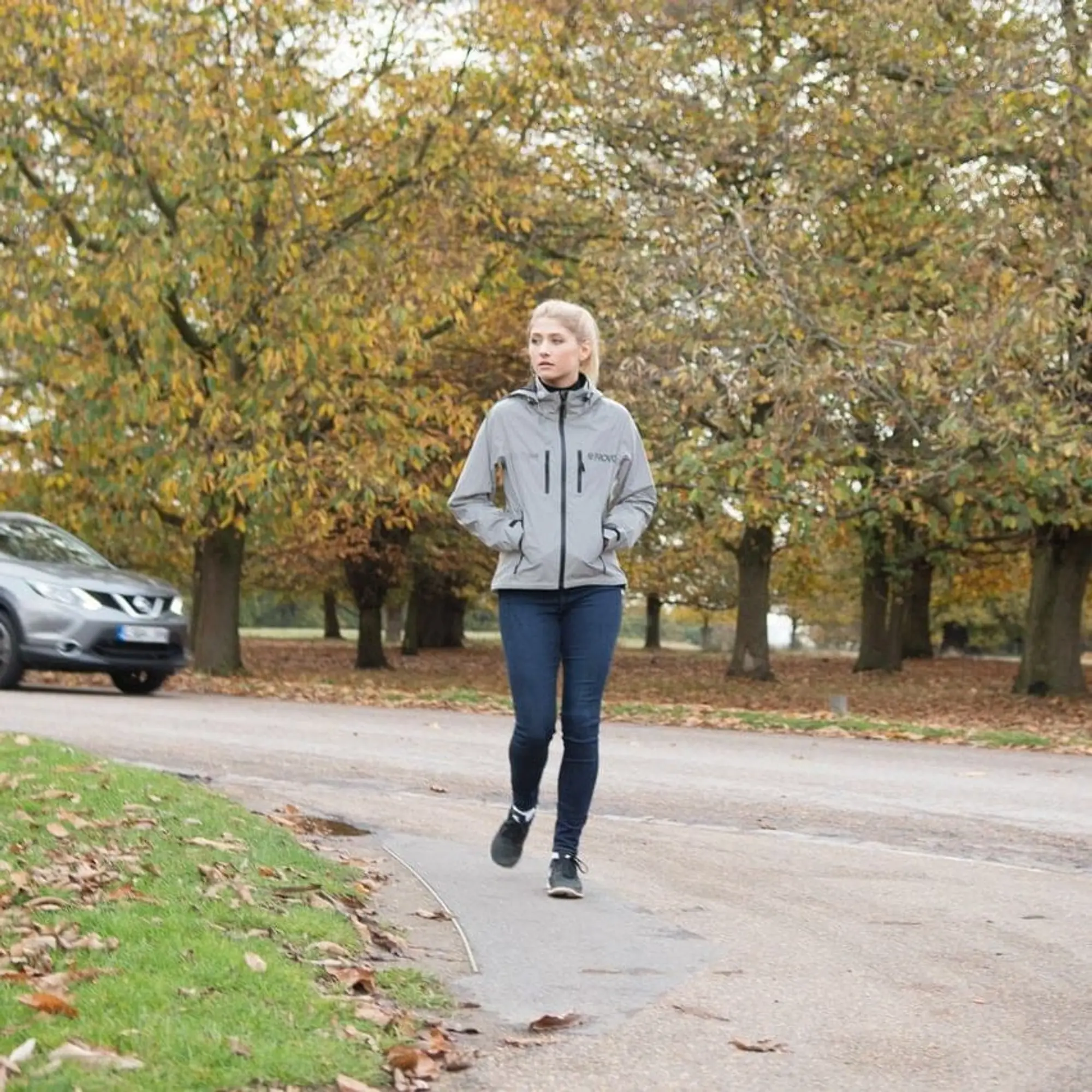 Women's Reflective Jacket + Beanie Bundle
