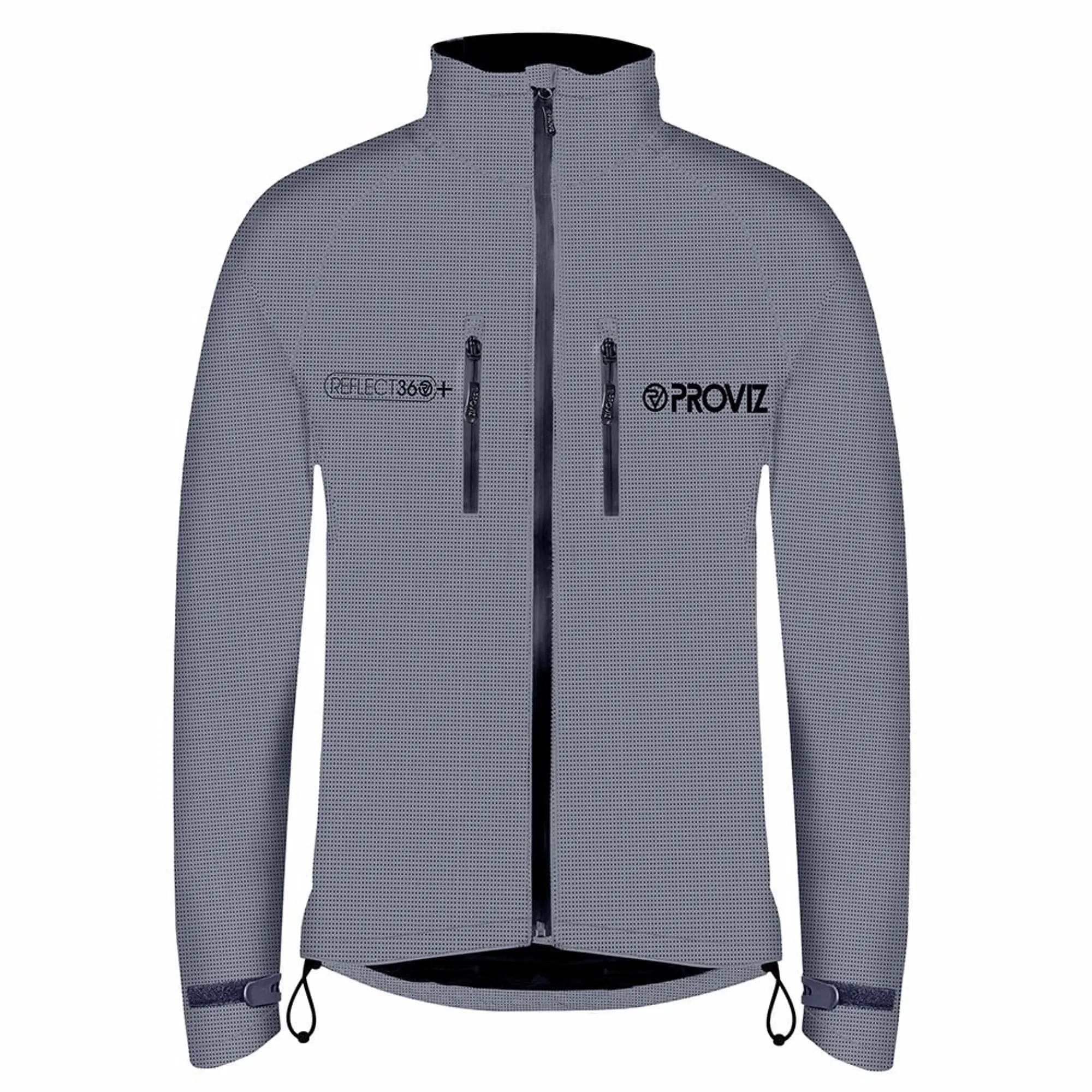 Men's Fully Reflective Enhanced Waterproof Cycling Jacket