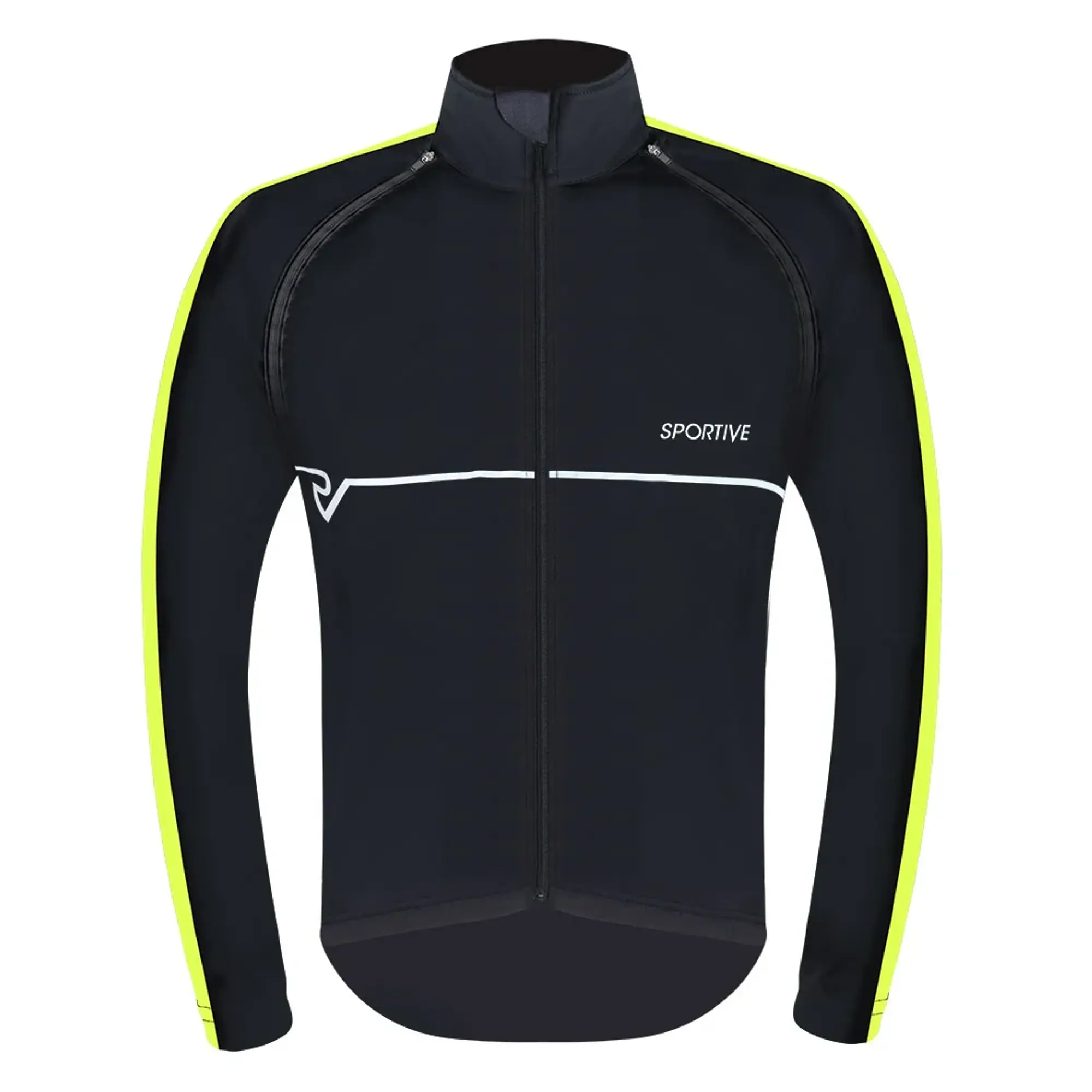 Men's Softshell Detachable Sleeve Cycling Jacket