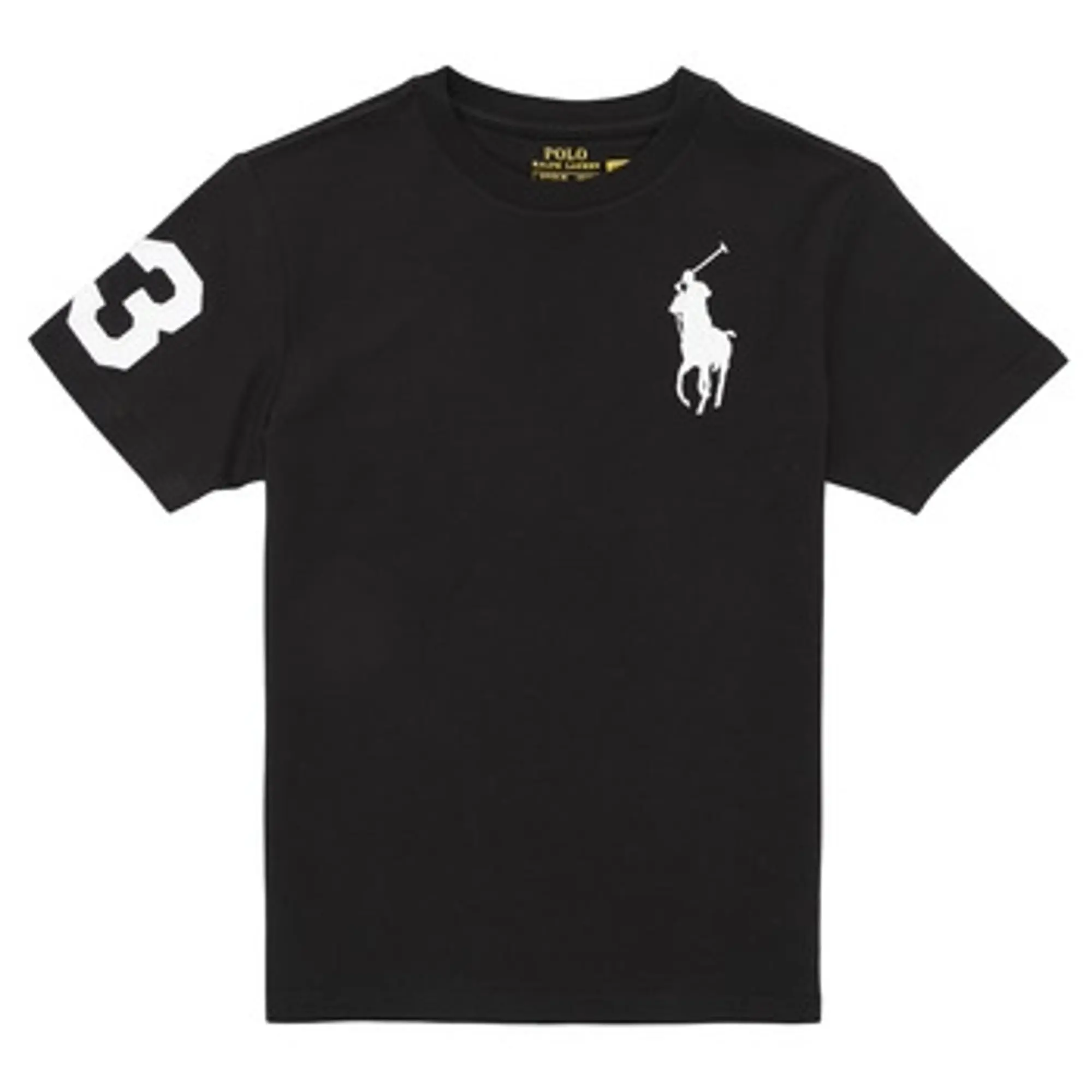 Polo Ralph Lauren  SS CN-TOPS-T-SHIRT  girls's Children's T shirt in Black