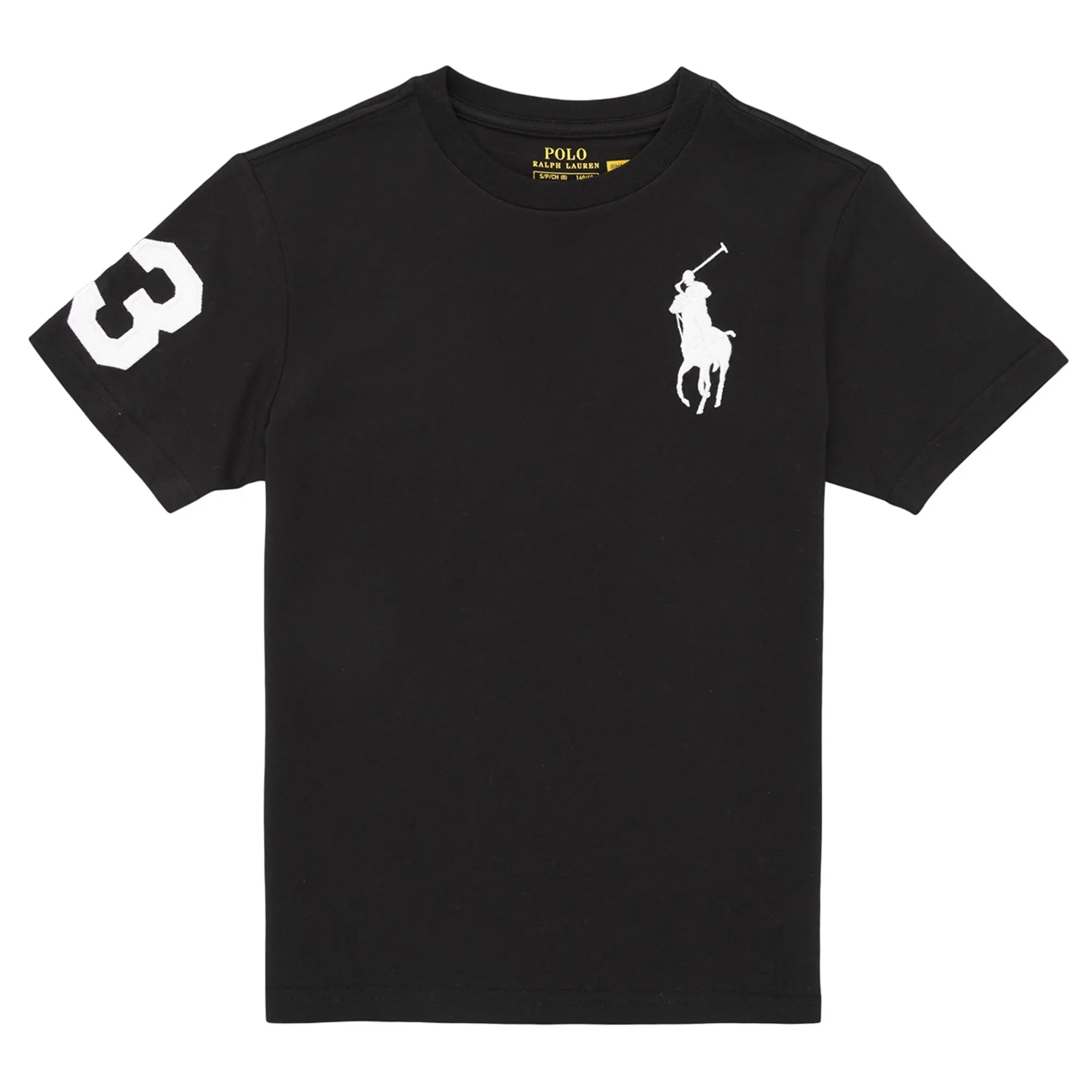 Polo Ralph Lauren  SS CN-TOPS-T-SHIRT  girls's Children's T shirt in Black