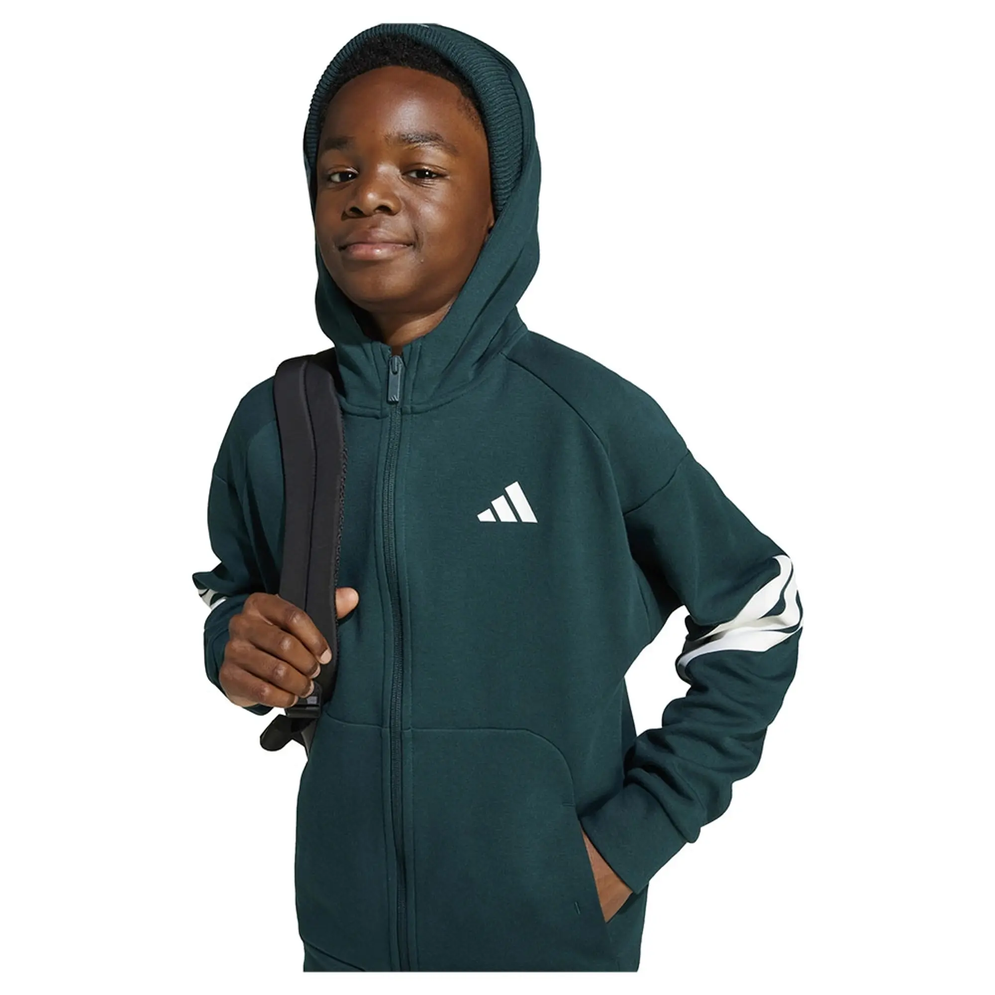 Adidas Future Icons 3 Stripes Full Zip Sweatshirt
