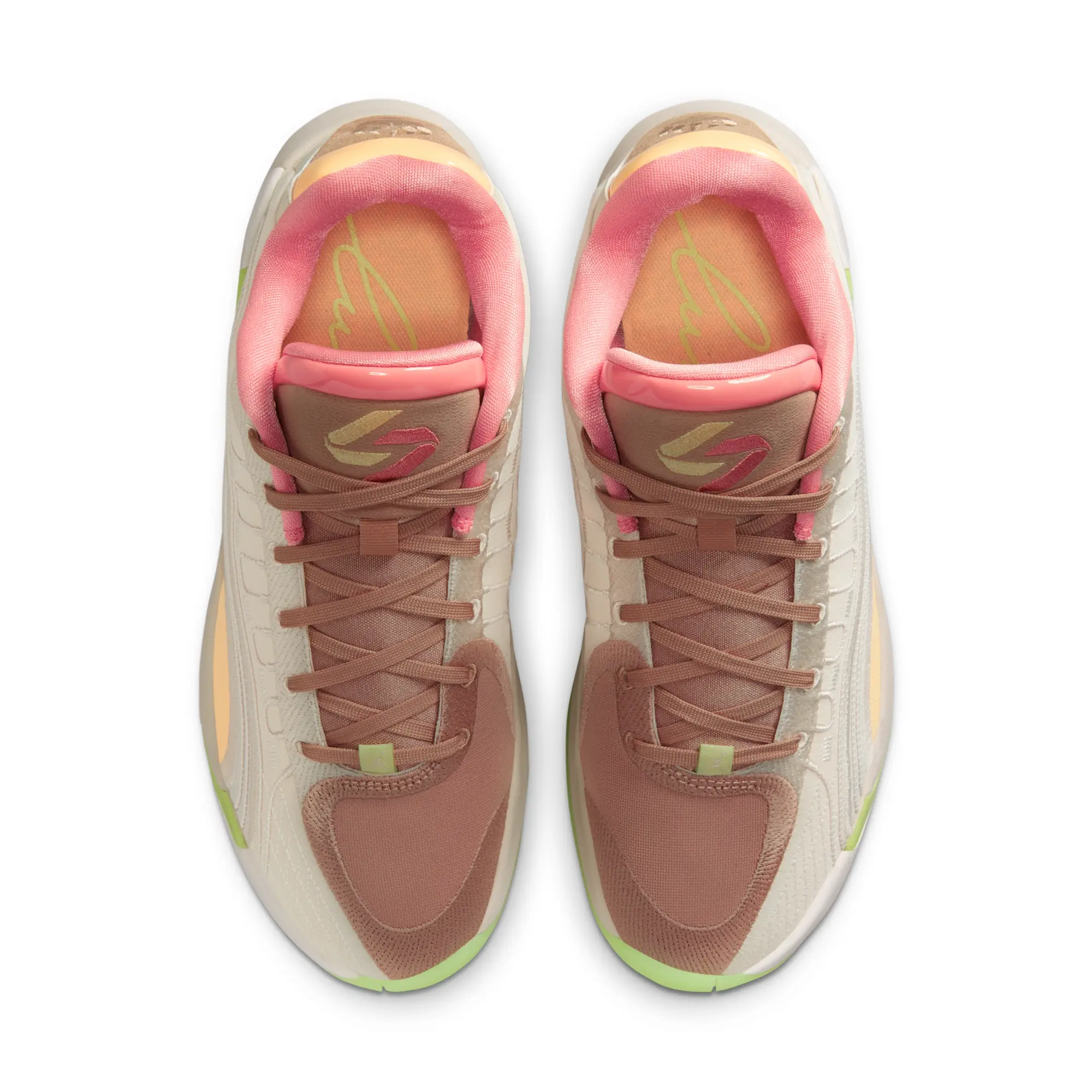 Nike Luka 4 'Light Orewood and Tangerine' Basketball Shoes - Light Orewood Brown