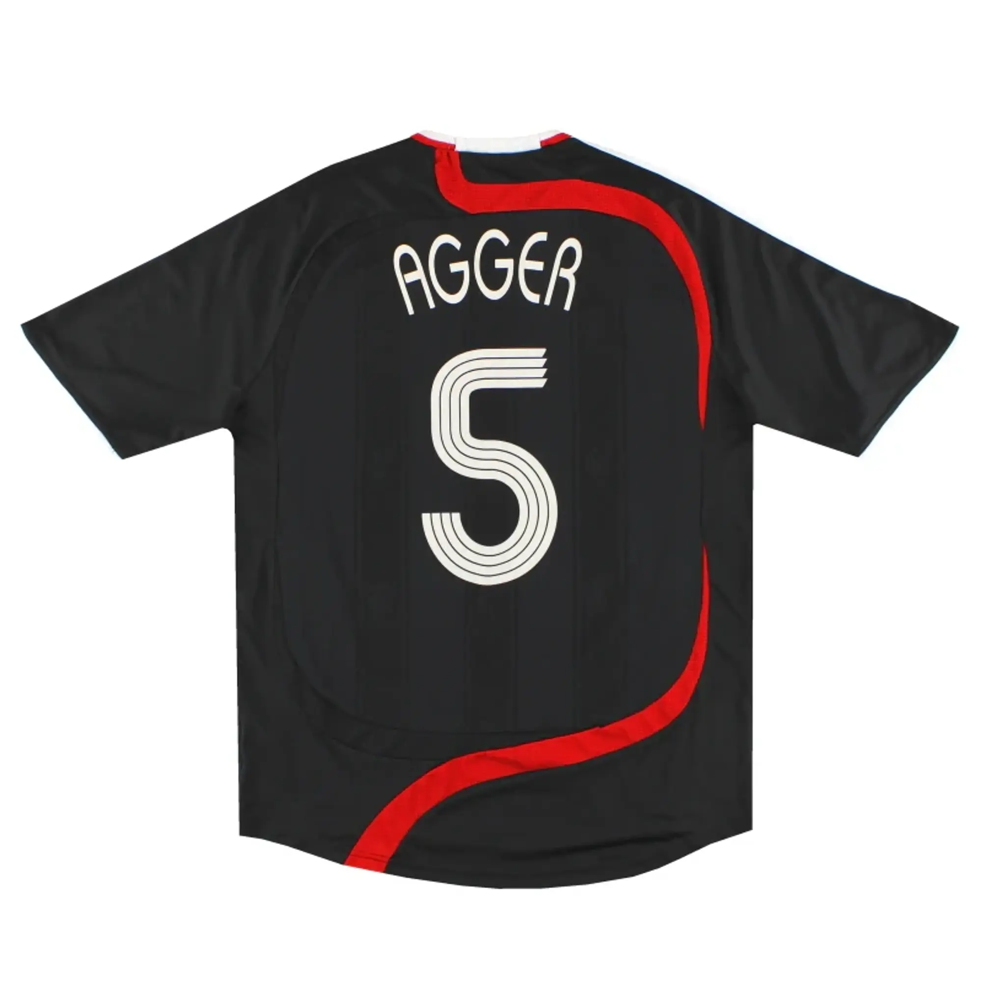 2007-08 Liverpool adidas Third Shirt Agger #5 L - Liverpool / Excellent 