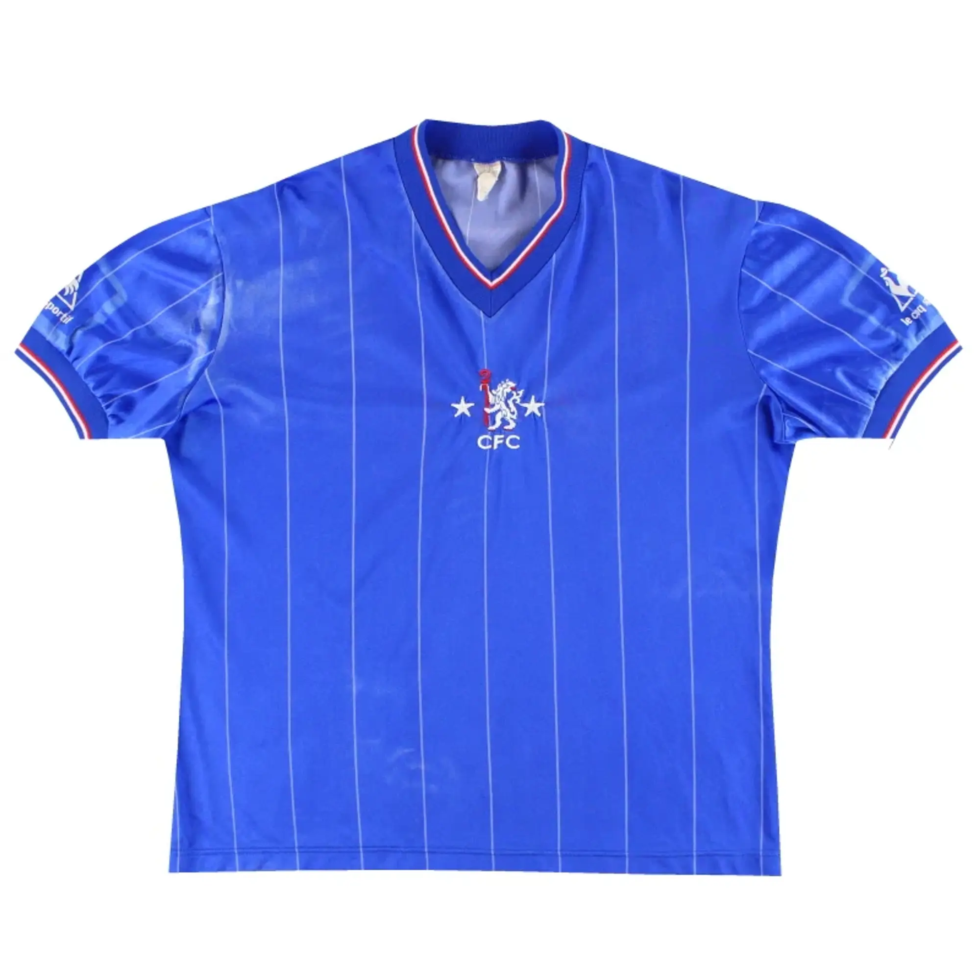 1981-83 Chelsea Le Coq Sportif Home Shirt S - Chelsea / Good 