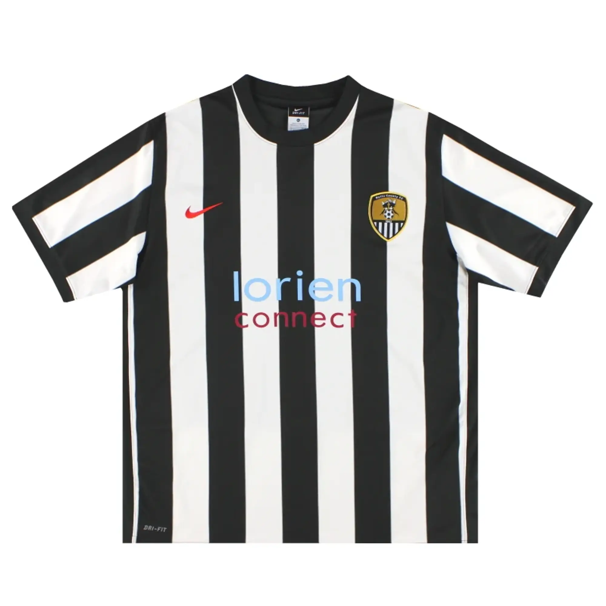 2010-11 Notts County Nike Home Shirt XL - Notts County / Excellent 