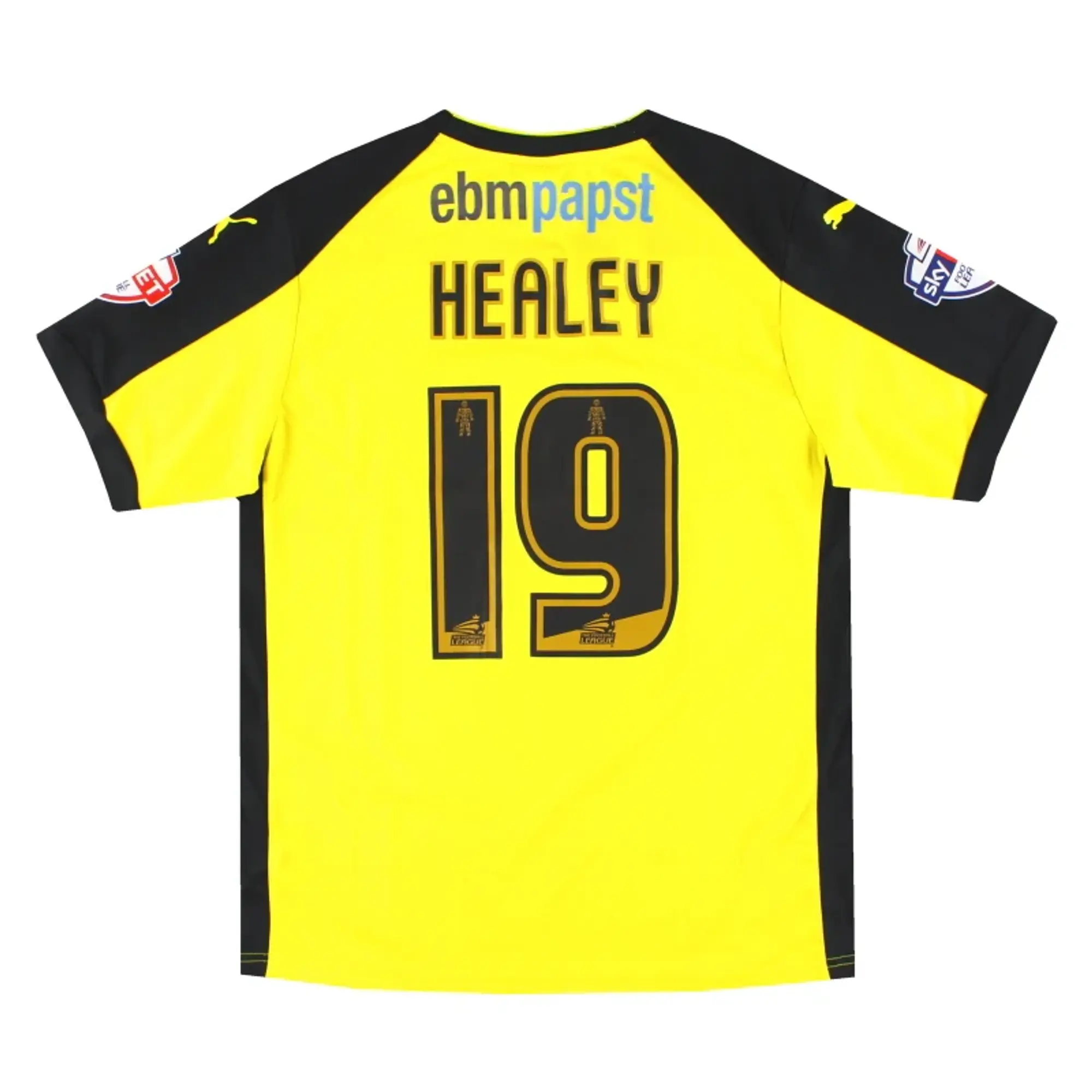 2014-15 Colchester United Puma Match Issue Away Shirt Healey #19 L - Colchester United / Excellent 