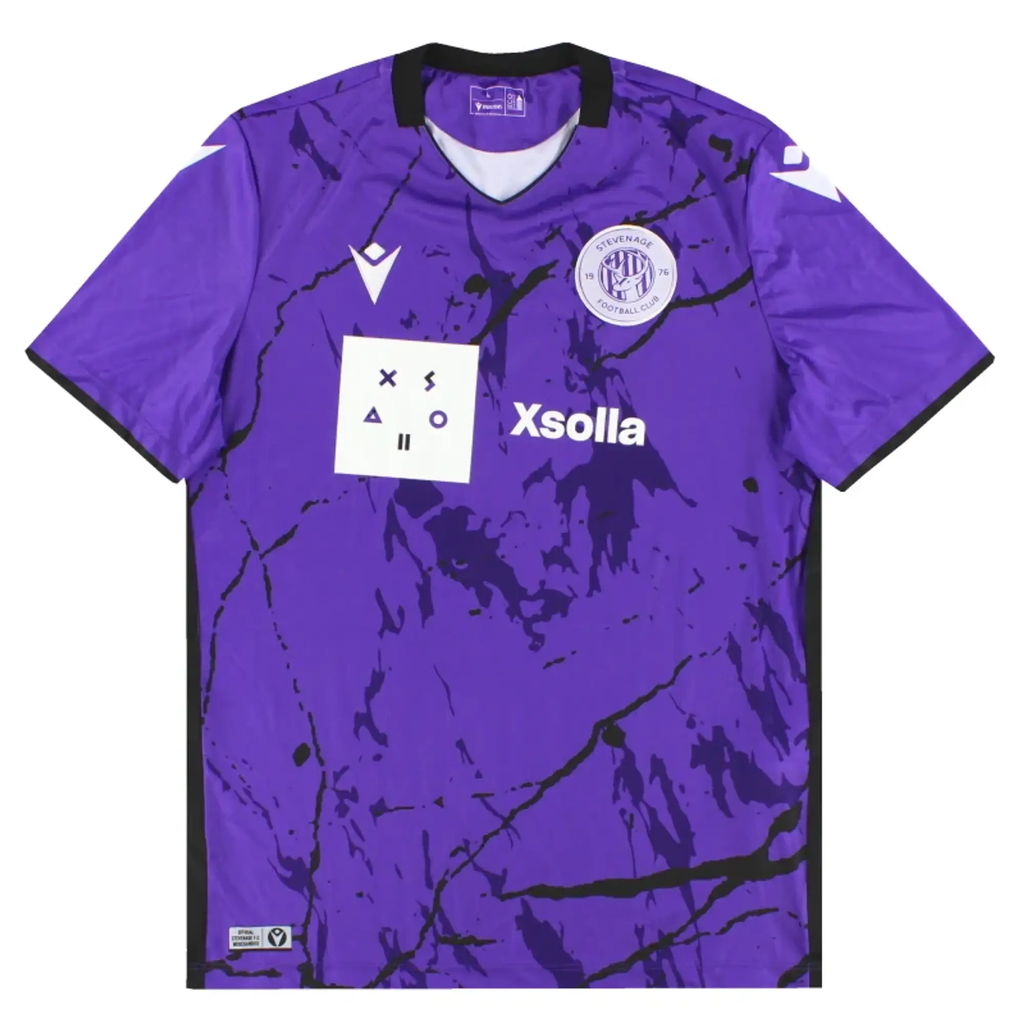 2024-25 Stevenage Macron Away Shirt *As New* - Stevenage / As New 