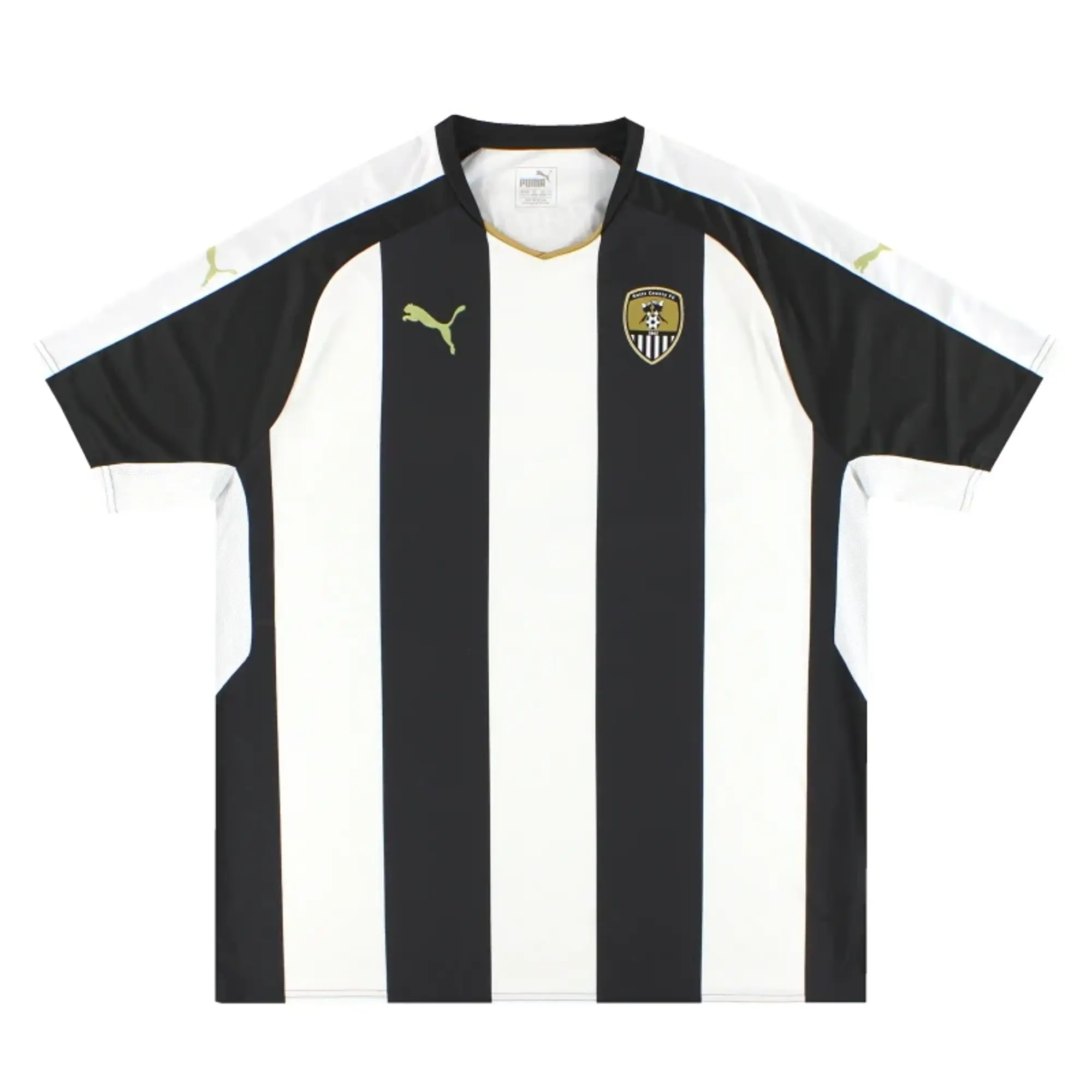 2017-18 Notts County Puma Home Shirt XXL - Notts County / Excellent 