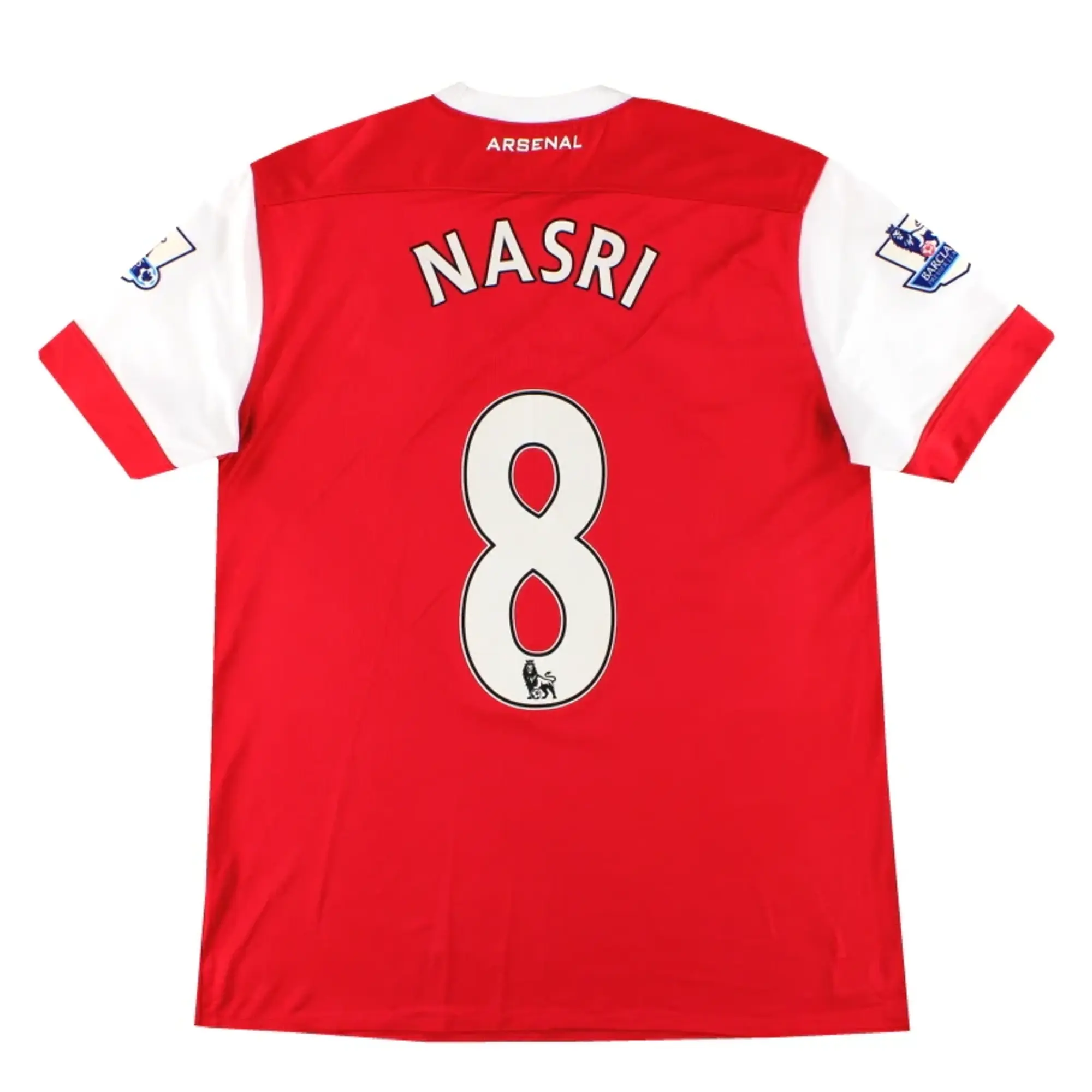 2010-11 Arsenal Nike Home Shirt Nasri #8 L - Arsenal / Excellent 