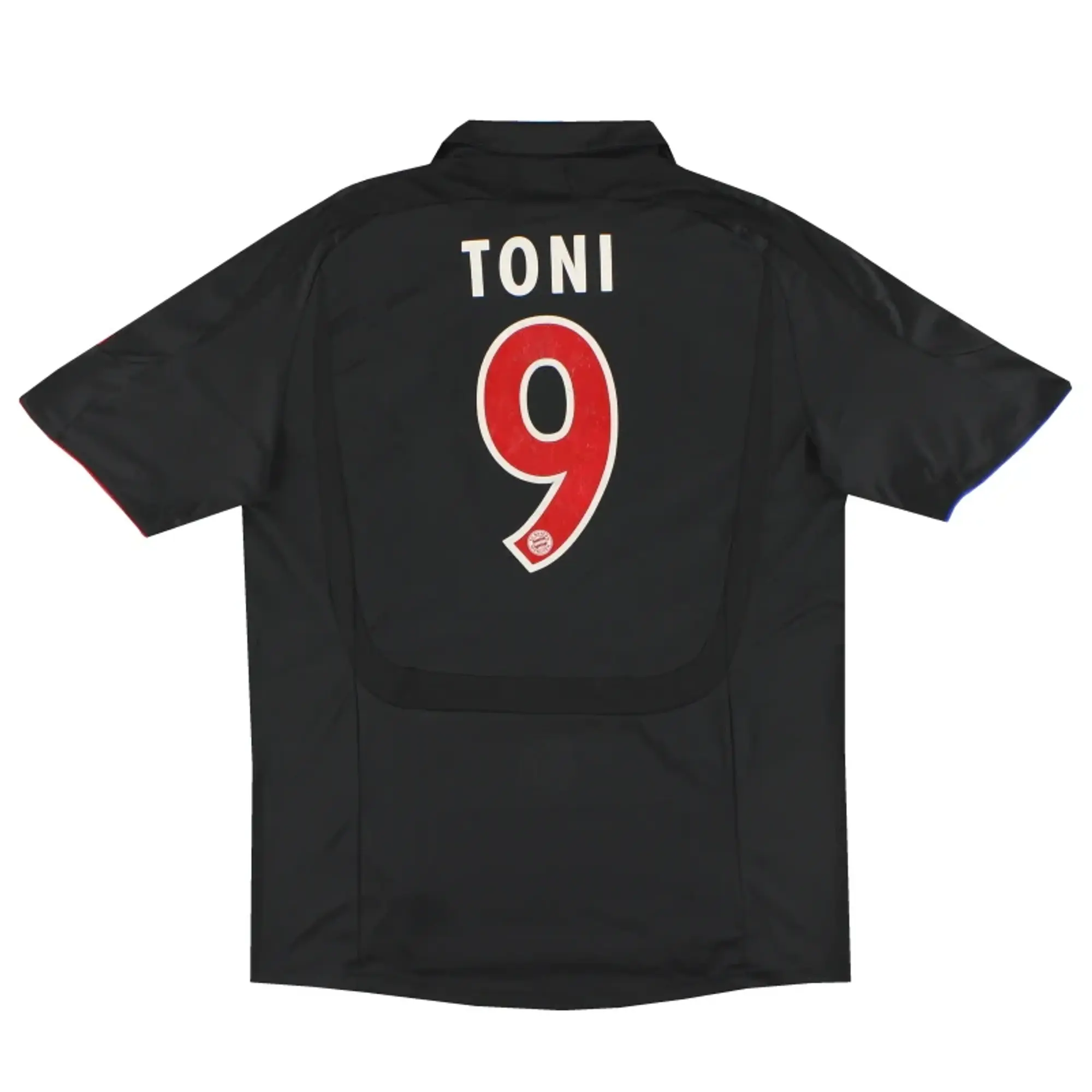 2007-08 Bayern Munich adidas European Shirt Toni #9 L - Bayern Munich / Very Good 