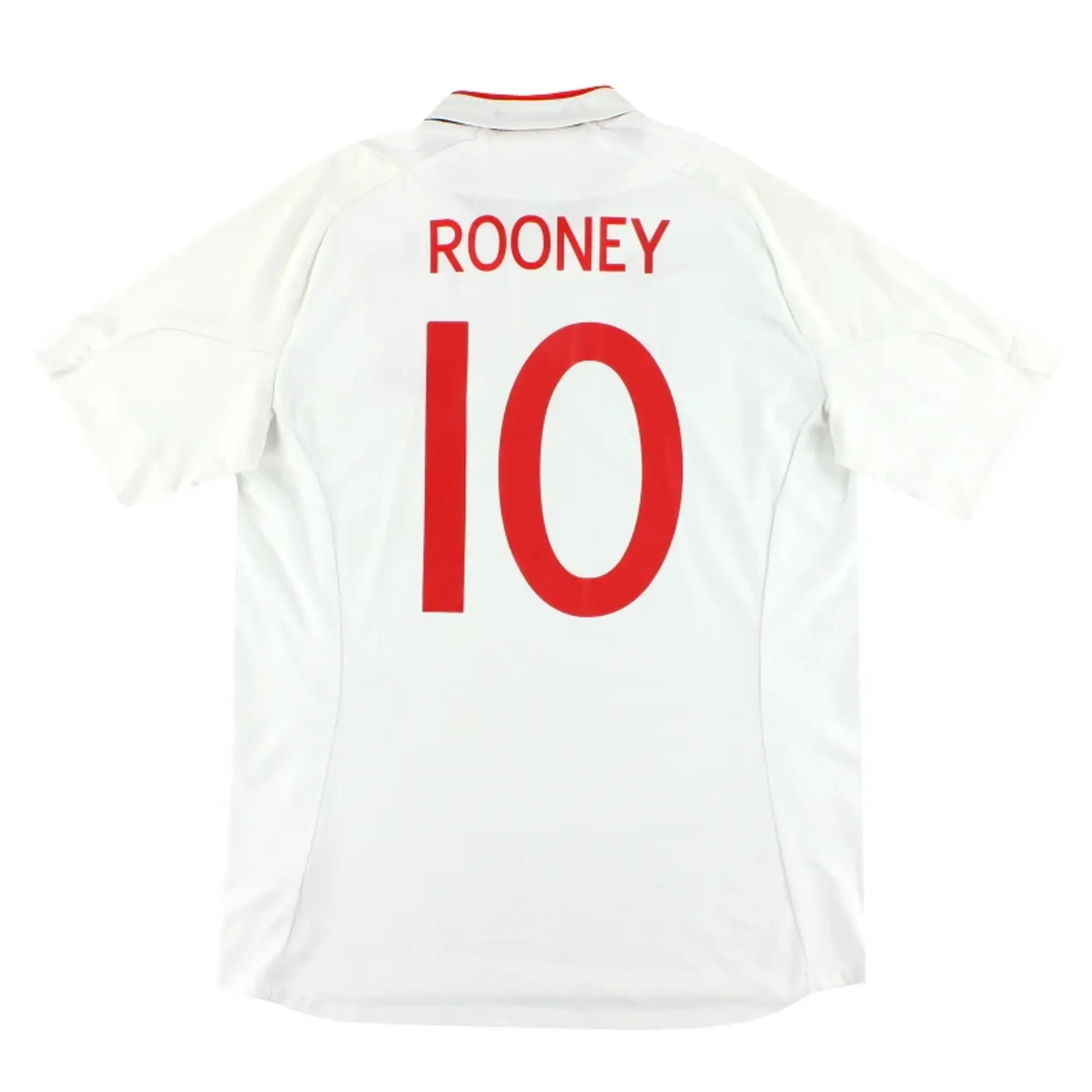2012 England Umbro 'Poland/Ukraine' Home Shirt Rooney #10 L - England / Excellent 