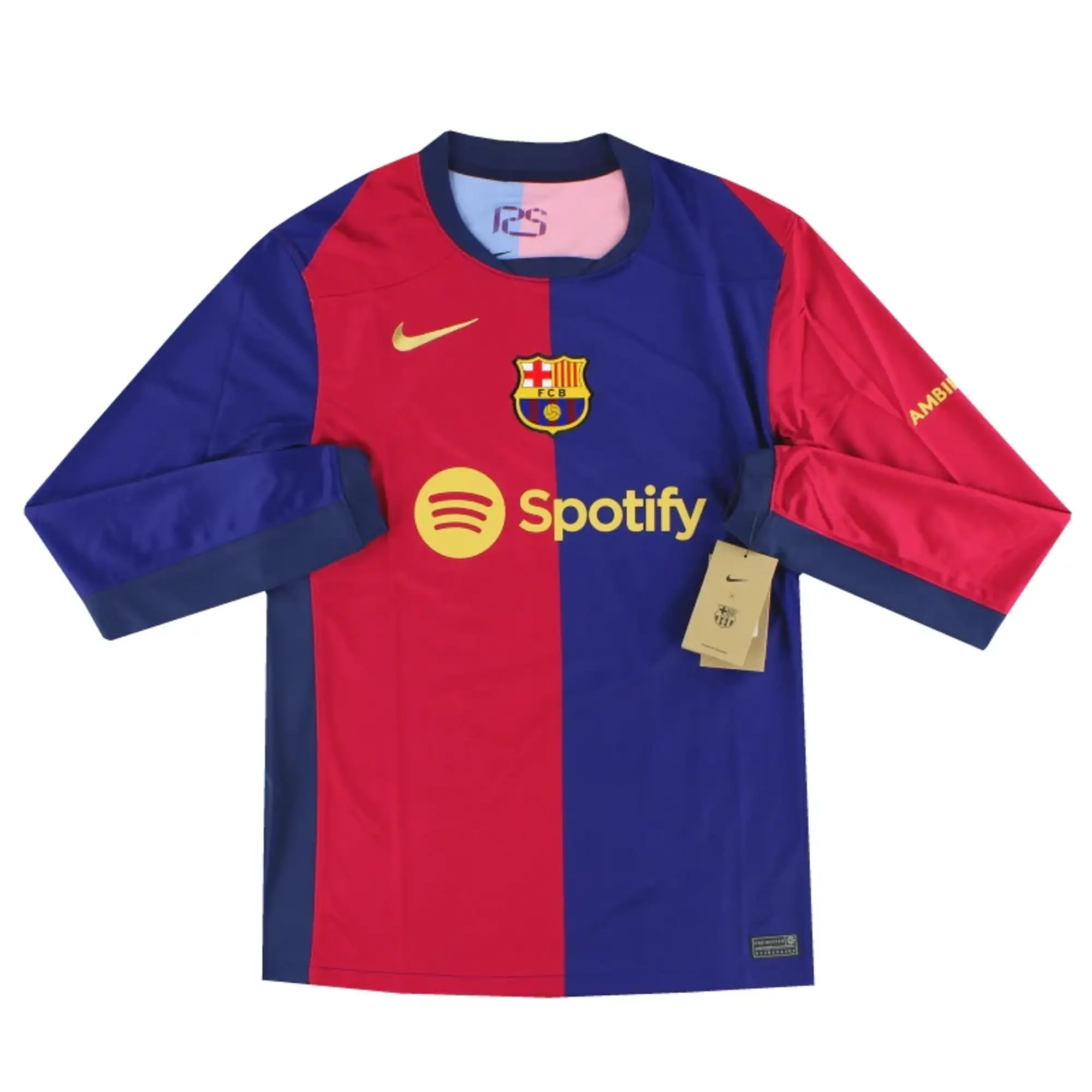 2024-25 Barcelona Nike Home Shirt L/S *w/tags* - Barcelona / w/tags 