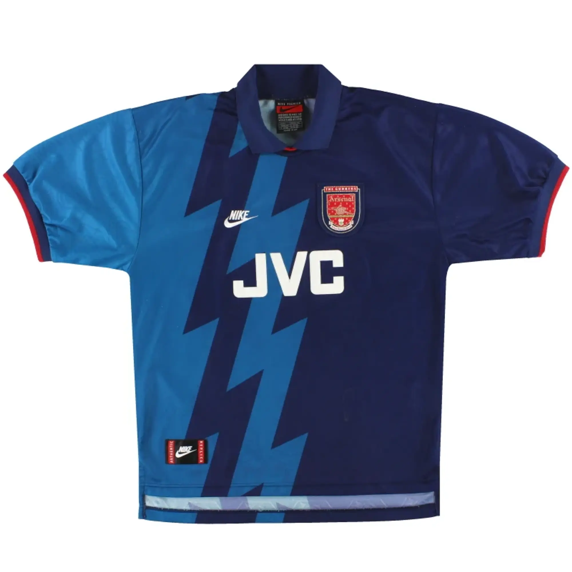 1995-96 Arsenal Nike Away Shirt L - Arsenal / Excellent 