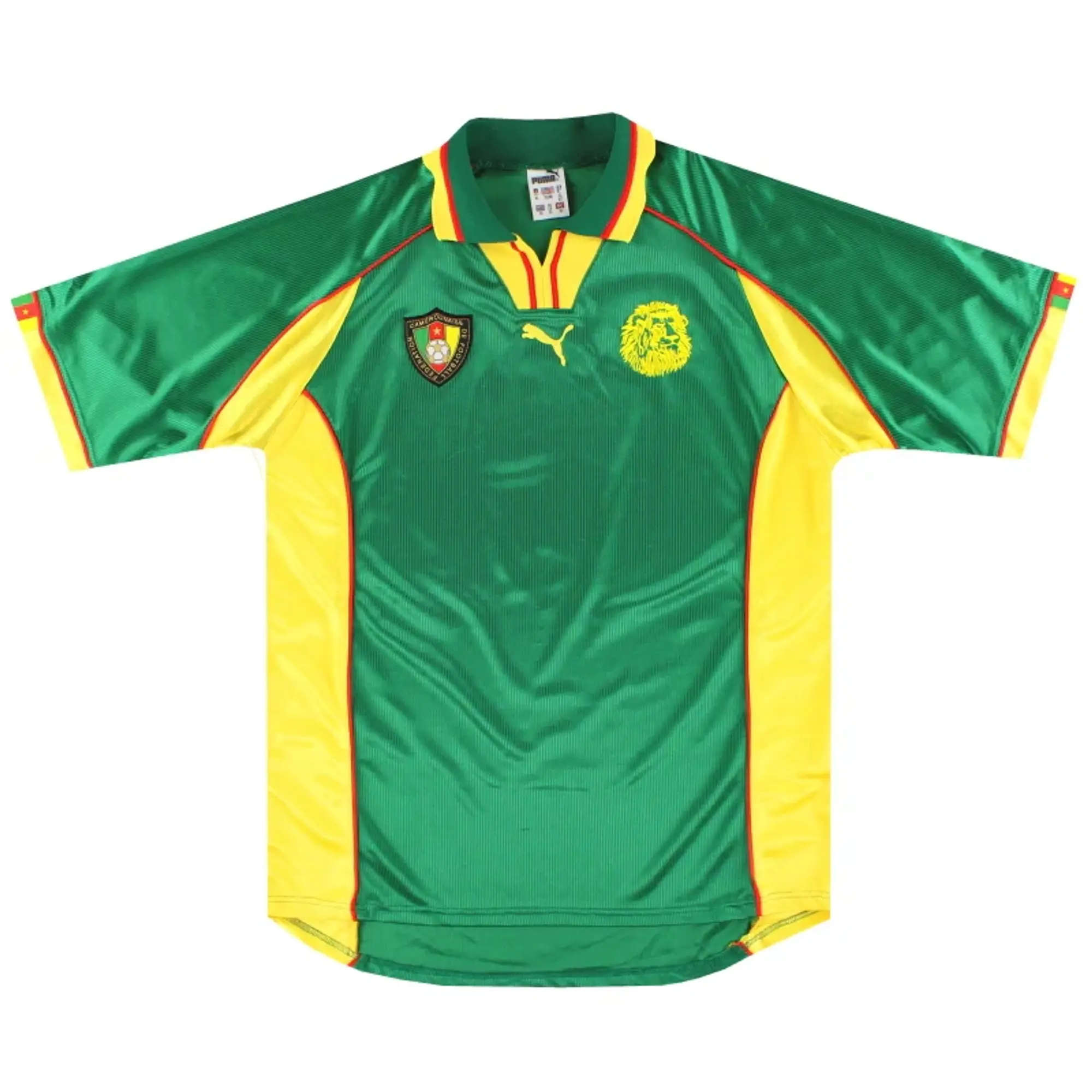 1998-99 Cameroon Puma Home Shirt XL - Cameroon / Excellent 