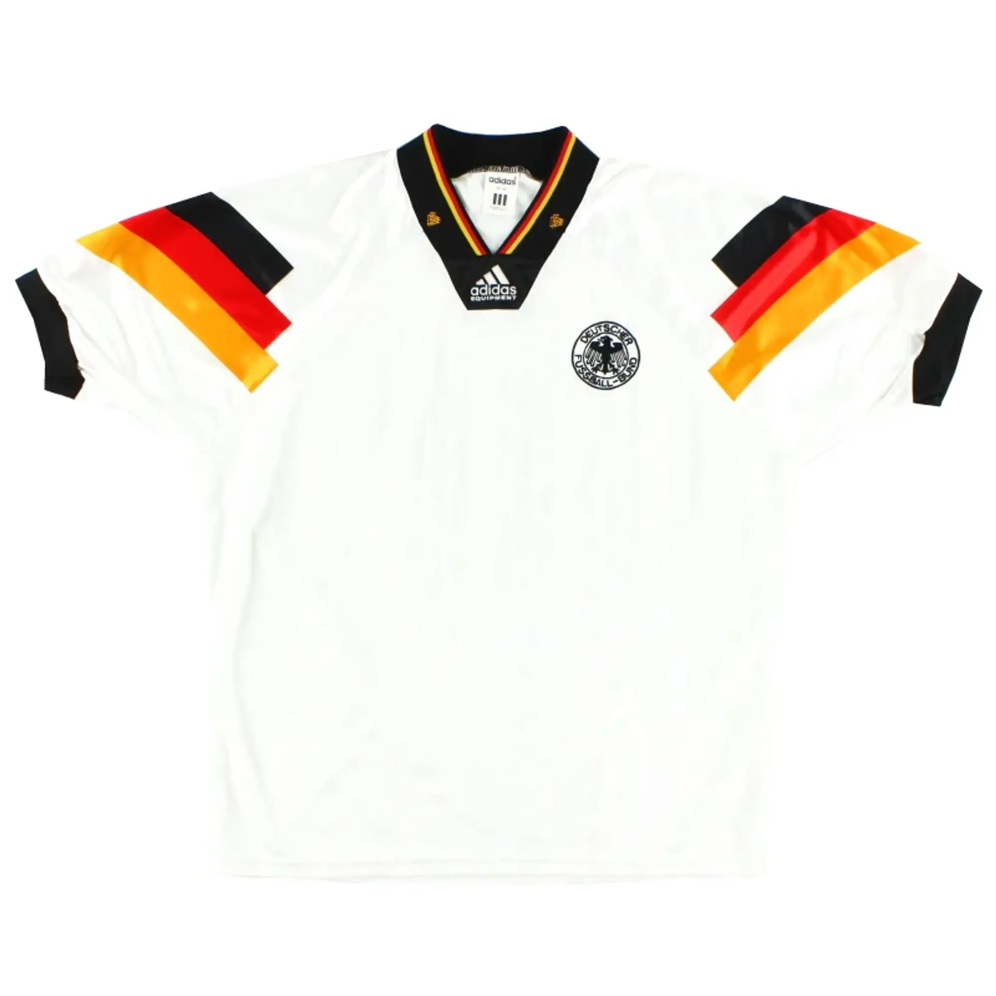 1992-94 Germany adidas Home Shirt L - Germany / Excellent 