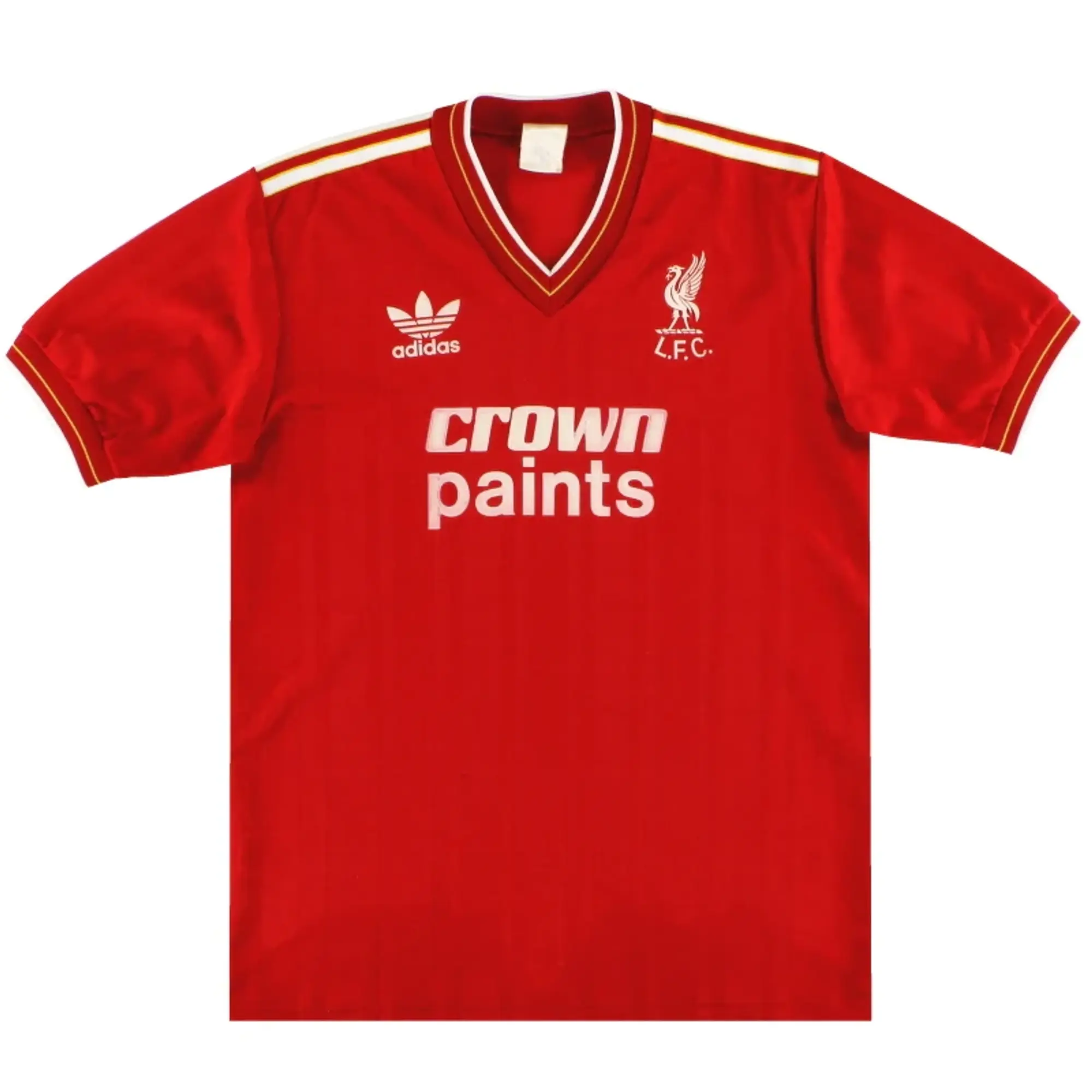 1985-87 Liverpool adidas Home Shirt M - Liverpool / Excellent 