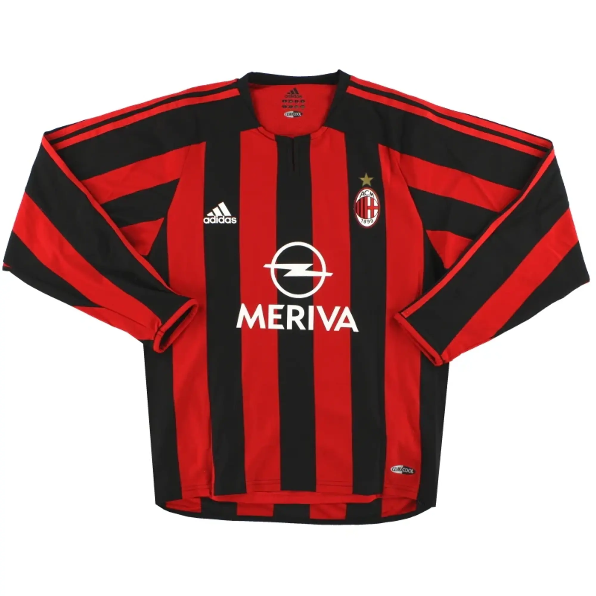 2003-04 AC Milan adidas Player Issue Home Shirt #8 L/S *As New* M - AC Milan / As New 