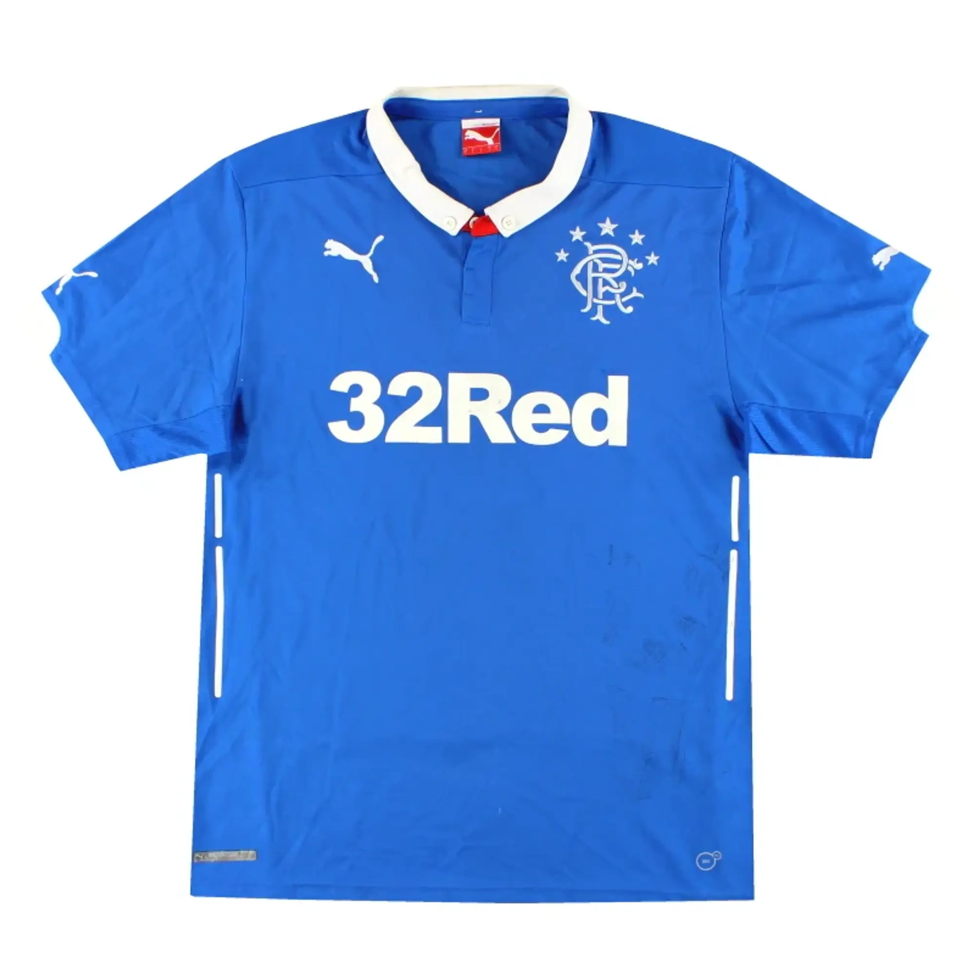 2014-15 Rangers Puma Home Shirt L - Rangers / Very Good 