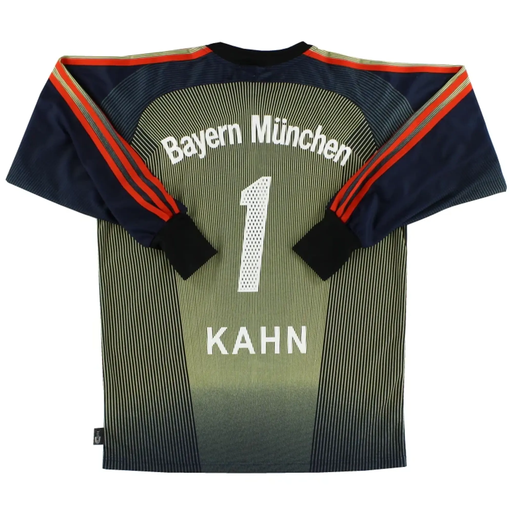 2003-04 Bayern Munich adidas Goalkeeper Shirt Kahn #1 S - Bayern Munich / Excellent 