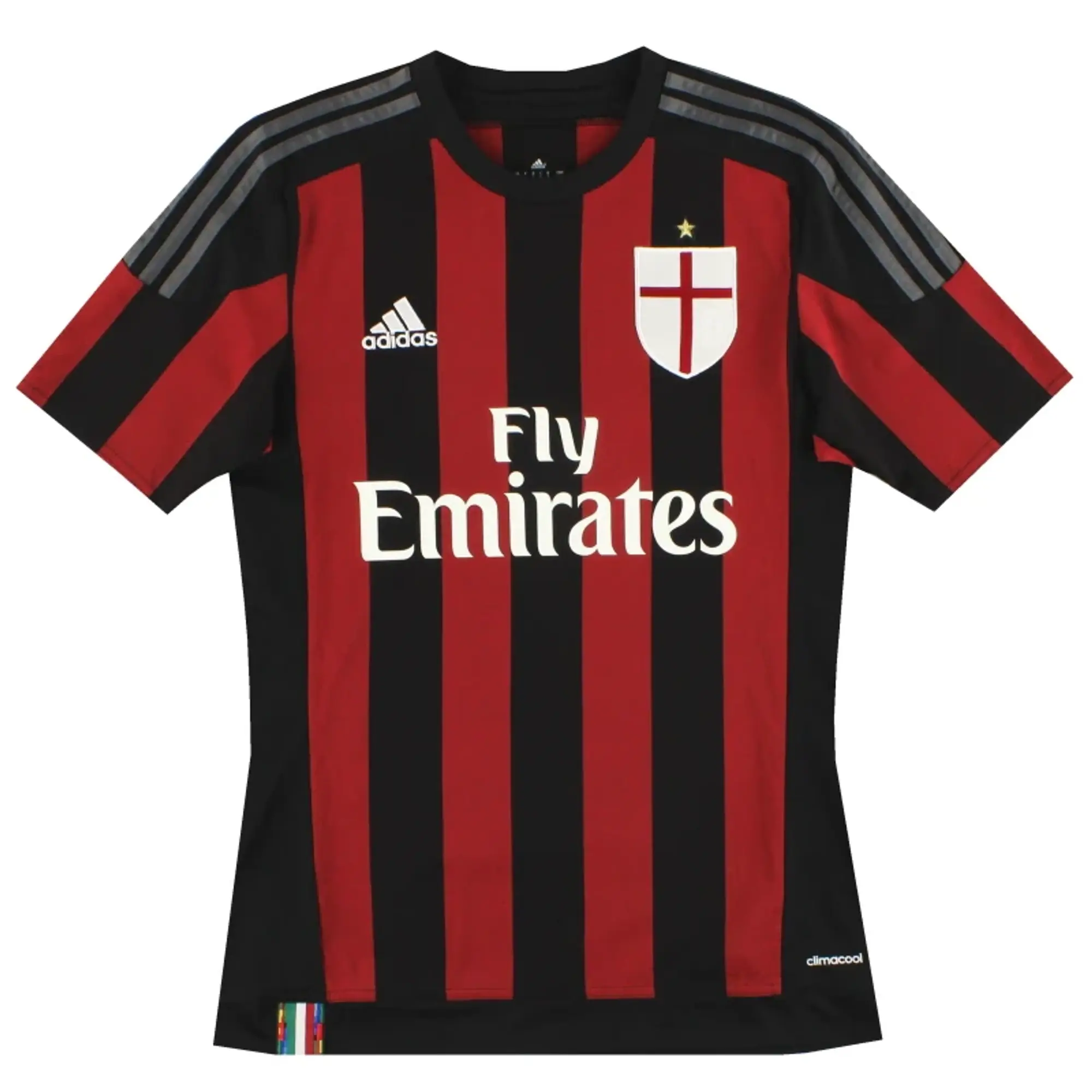 2015-16 AC Milan adidas Home Shirt L - AC Milan / Excellent 