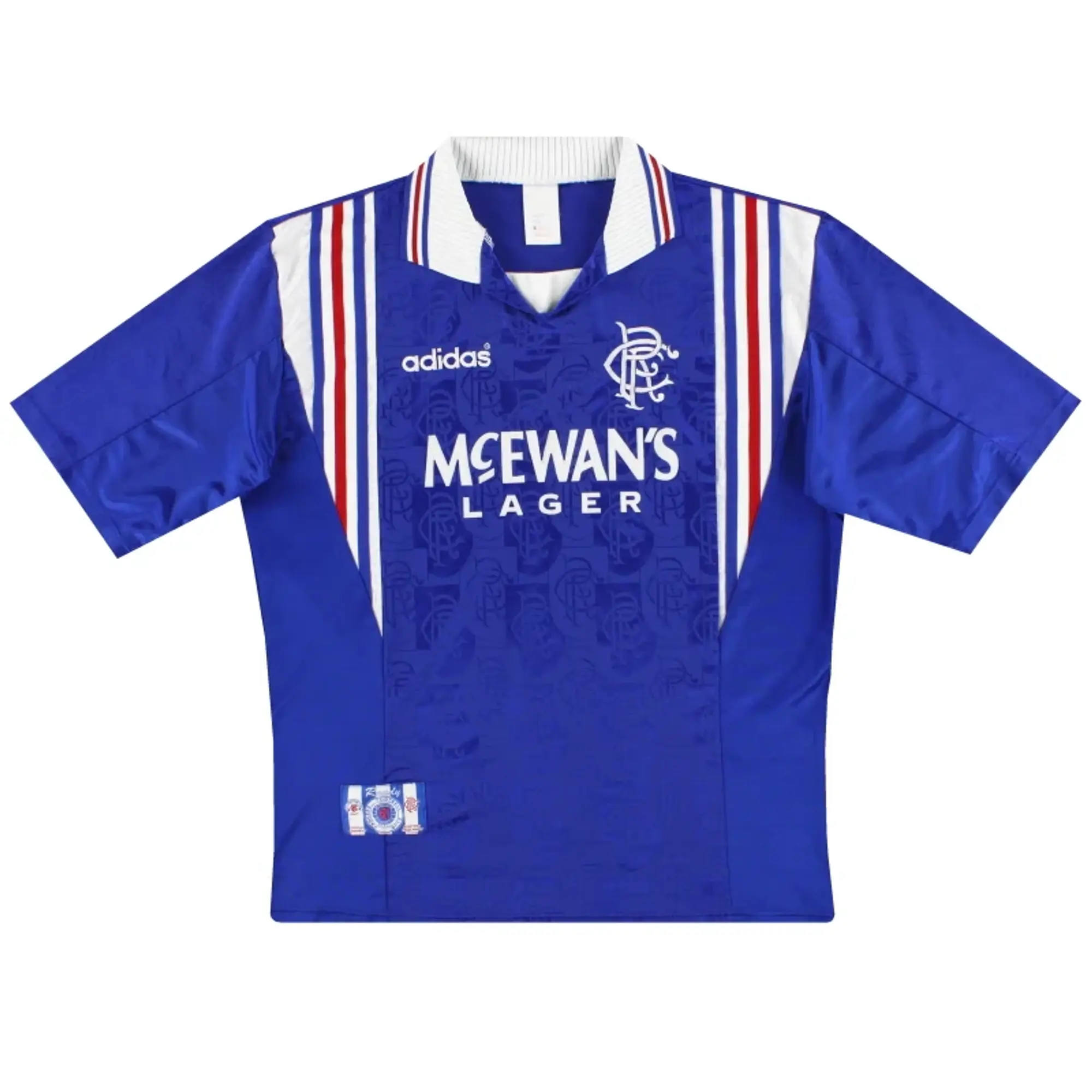 1996-97 Rangers adidas Home Shirt XL - Rangers / Excellent 
