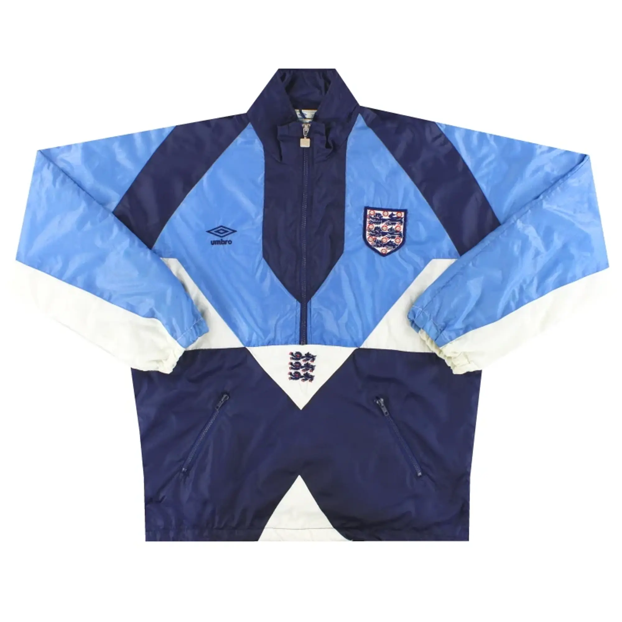 1990-92 England Umbro Track Jacket XL - England / Excellent 