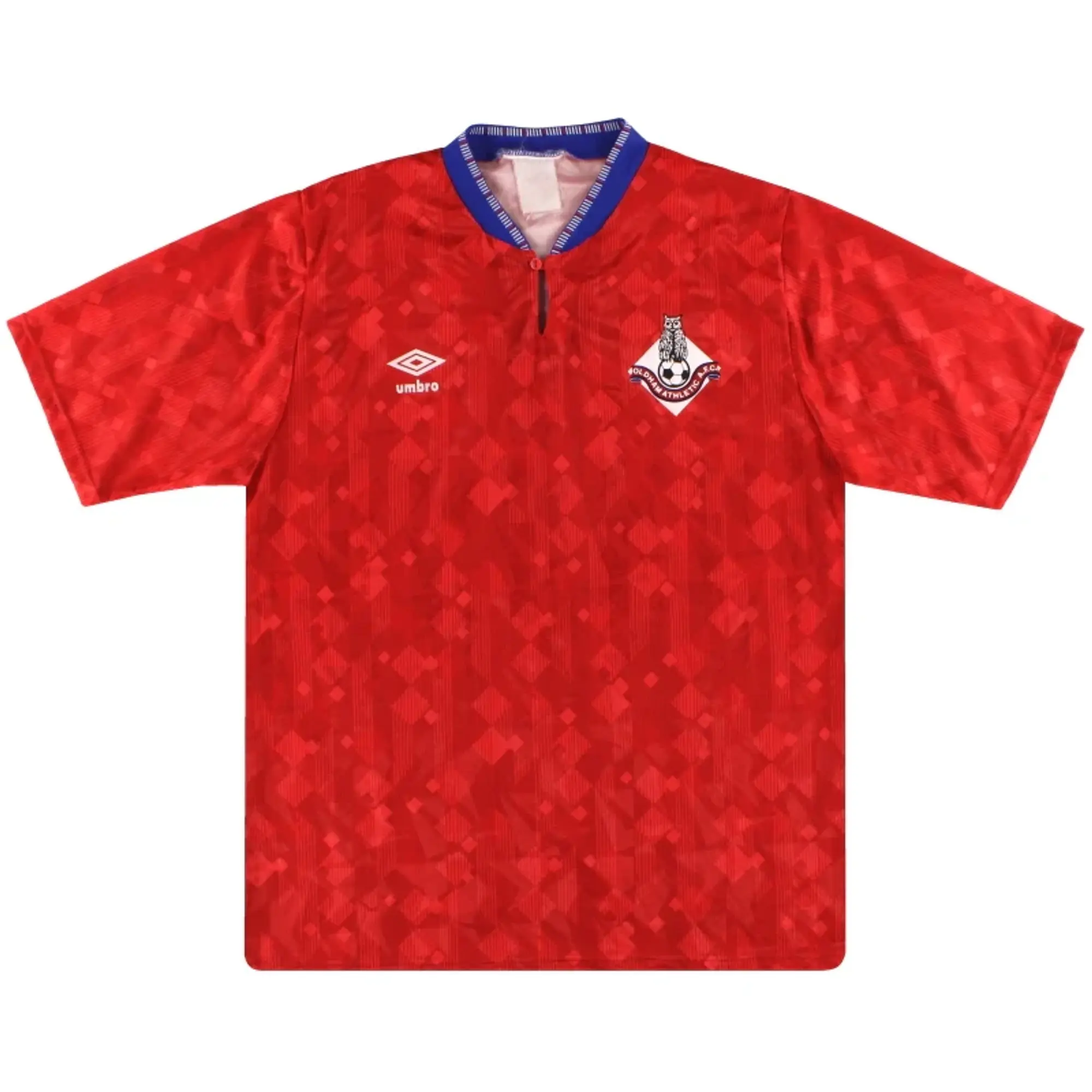 1989-91 Oldham Umbro Away Shirt XL - Oldham Athletic / Excellent 