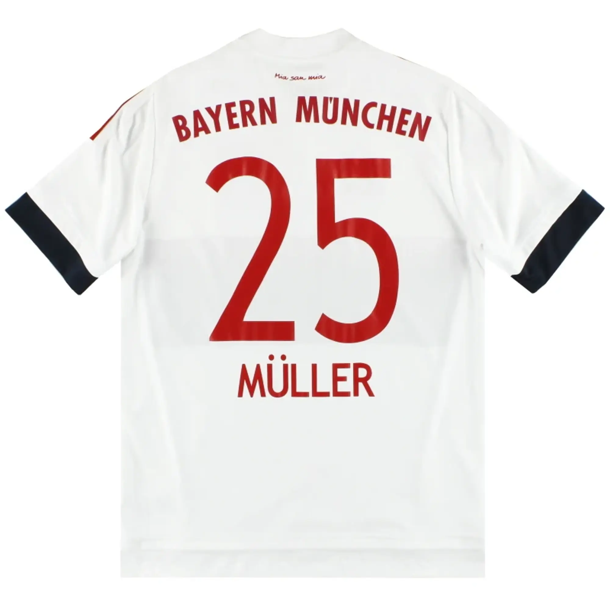 2015-16 Bayern Munich adidas Away Shirt Muller #25 Y - Bayern Munich / Excellent 