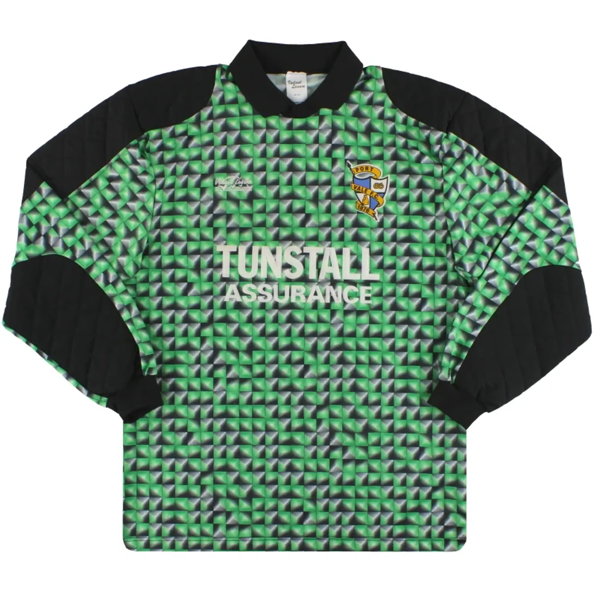 1992-93 Port Vale Goalkeeper Shirt #1 L - Port Vale / Exellent 