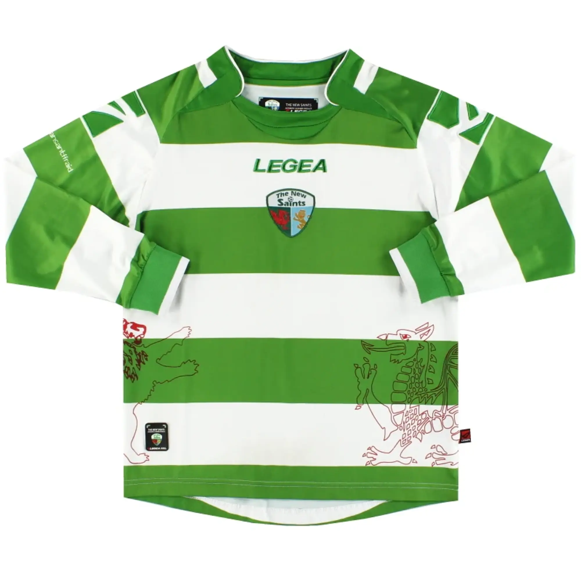 2010-11 The New Saints Legea Home Shirt L/S S - Welsh Clubs / Excellent 