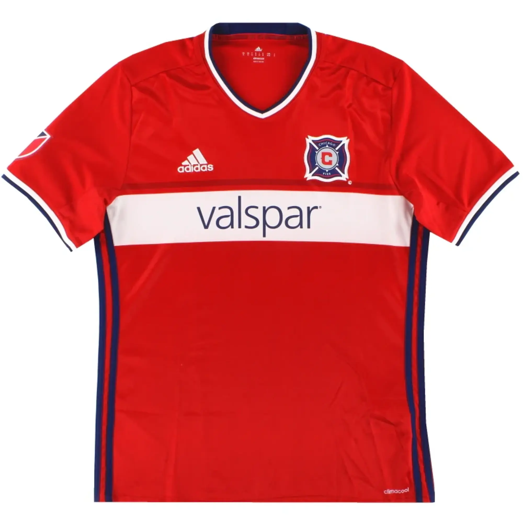 2016-18 Chicago Fire adidas Home Shirt M - USA Soccer Clubs / Excellent 