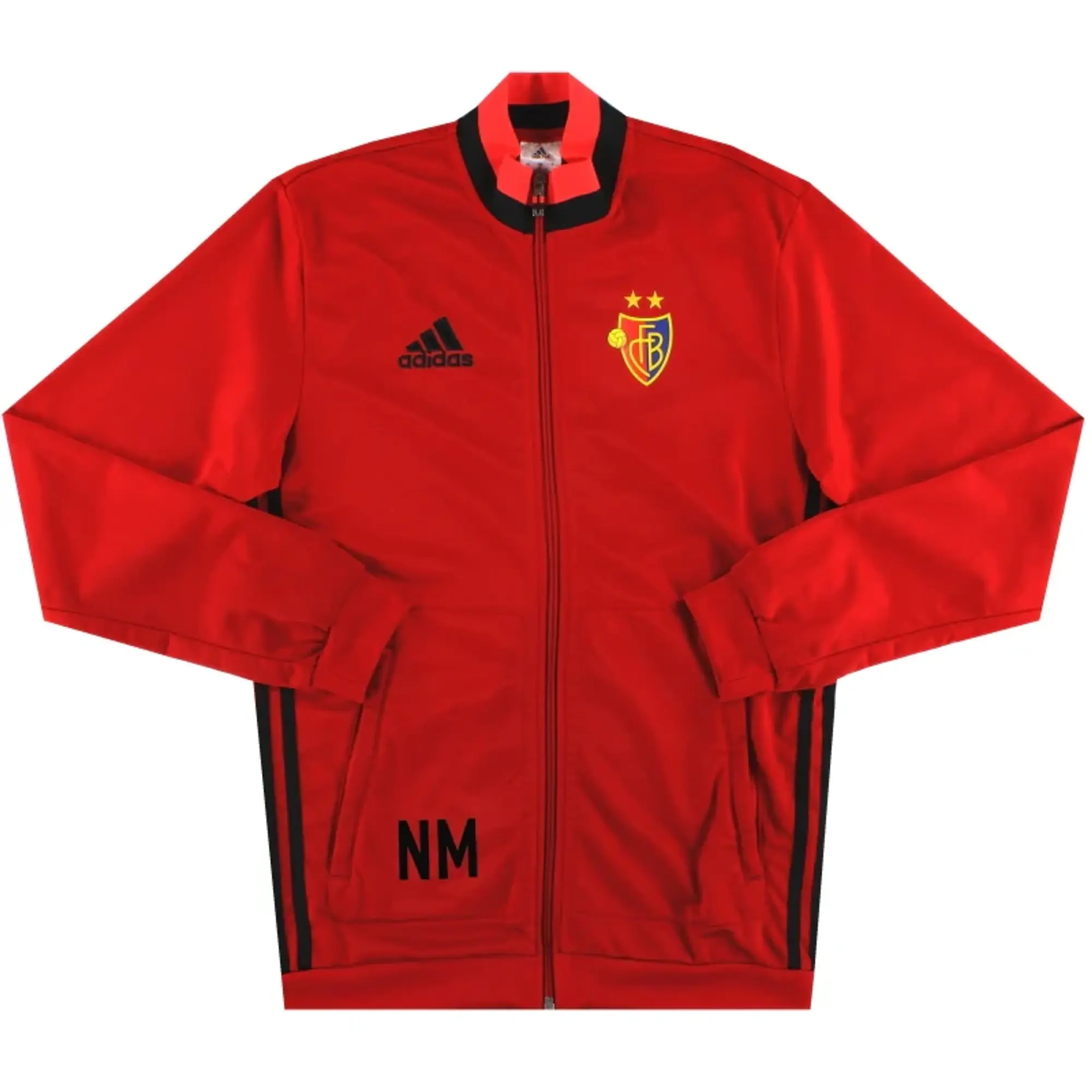2015-16 FC Basel adidas Player Issue Track Jacket S - Other European Clubs / Excellent 