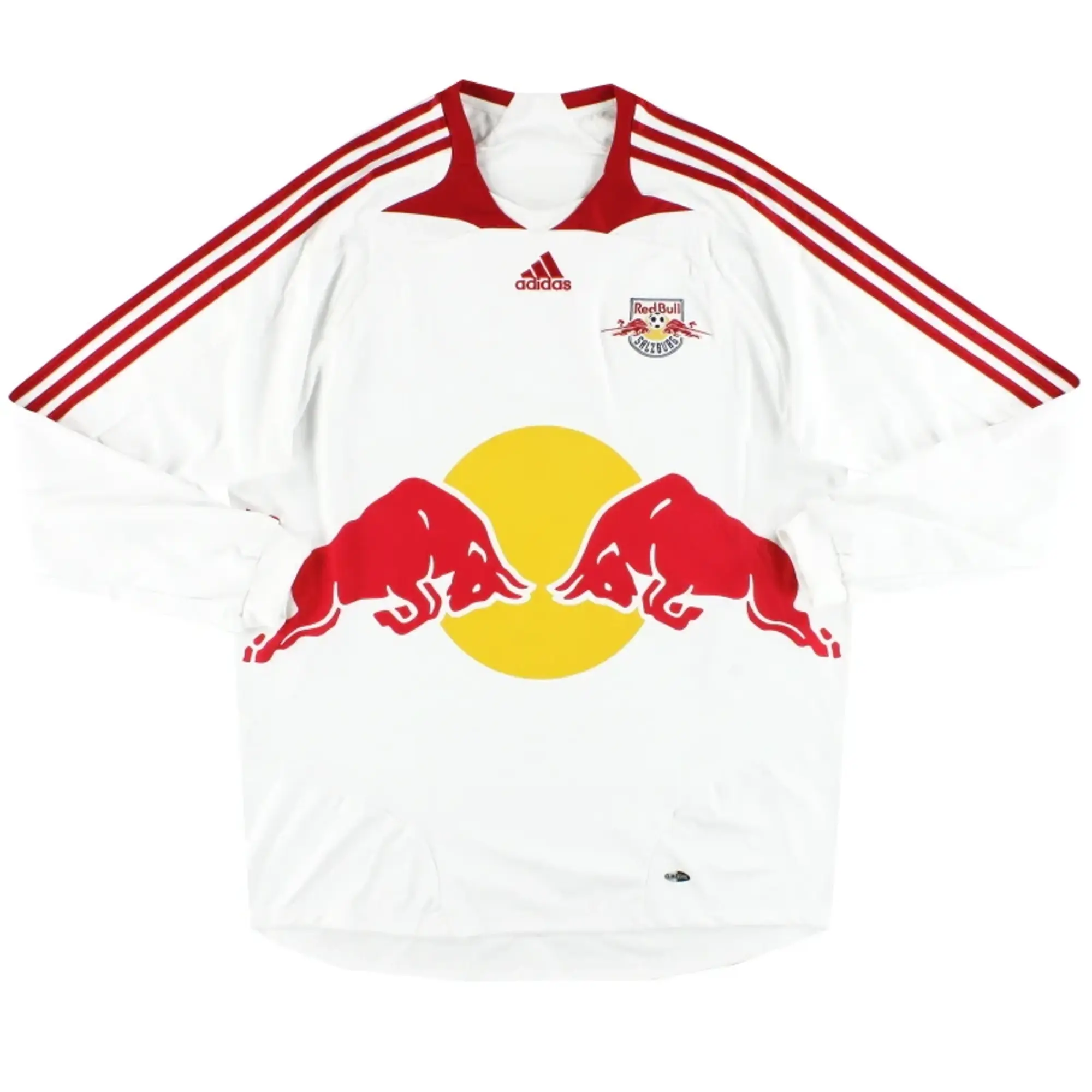 2007-08 Red Bull Salzburg adidas Home Shirt L/S XL - Other European Clubs / Excellent 