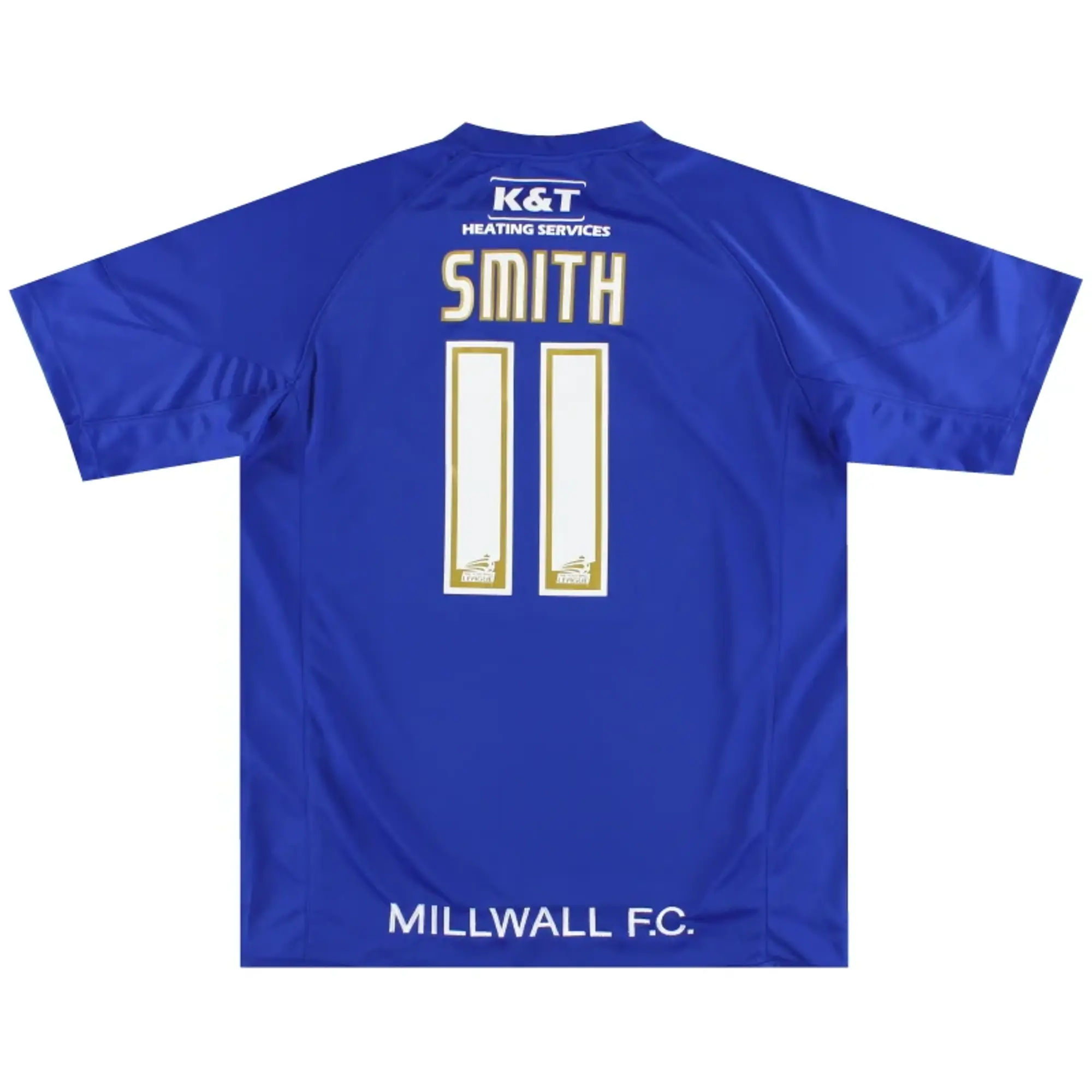 2007-08 Millwall Bukta Home Shirt Smith #11 *Mint* L - Millwall / Mint 