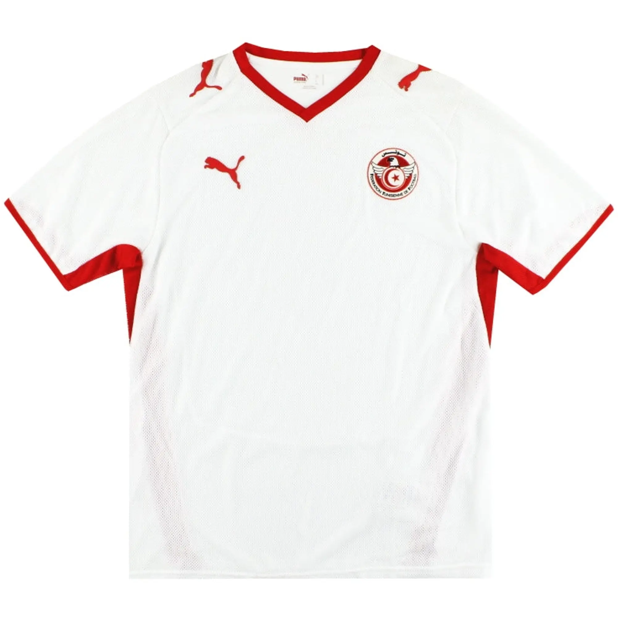 2008-09 Tunisia Puma Home Shirt M - African / Excellent 