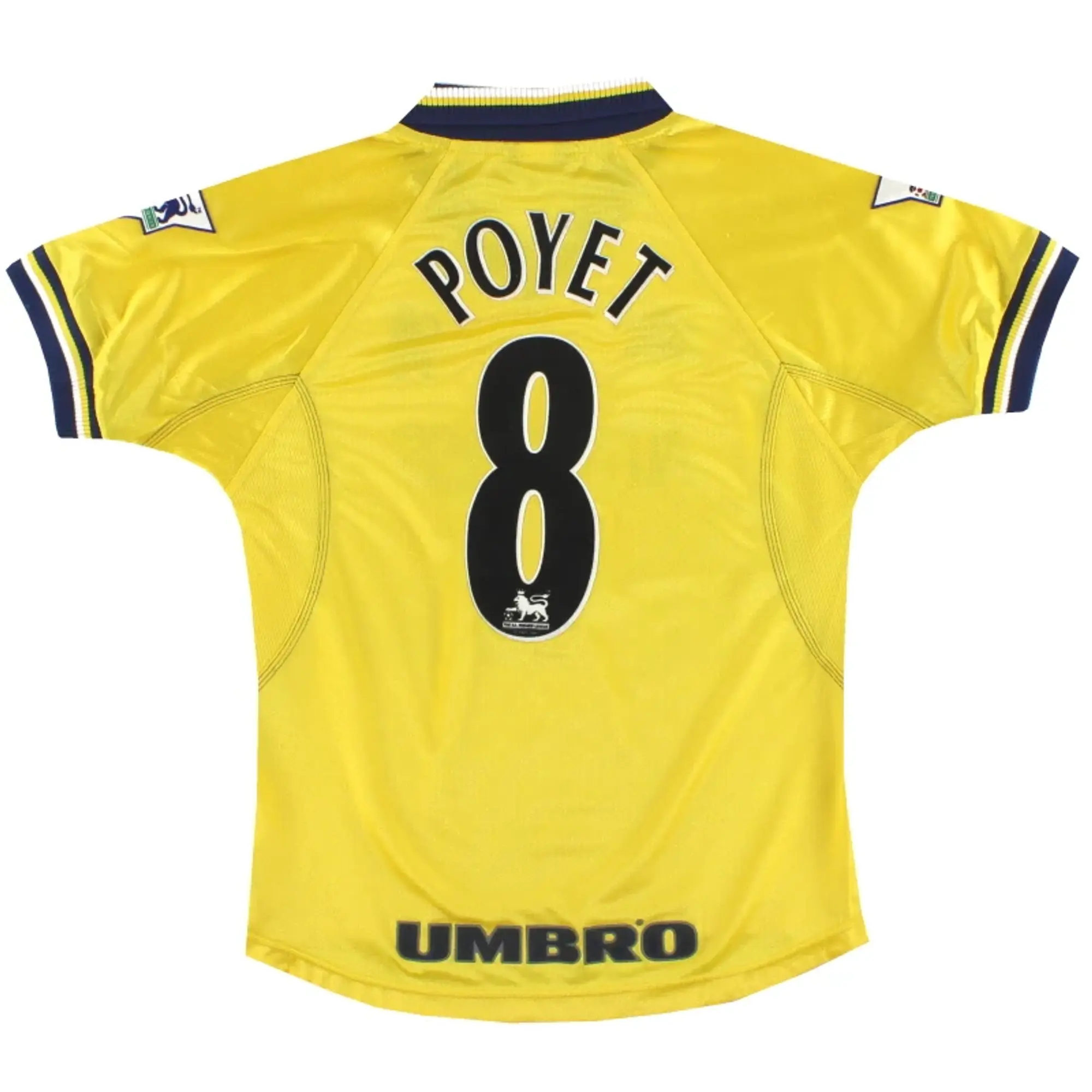 1998-00 Chelsea Umbro Third Shirt Poyet #8 Y - Chelsea / Very good 