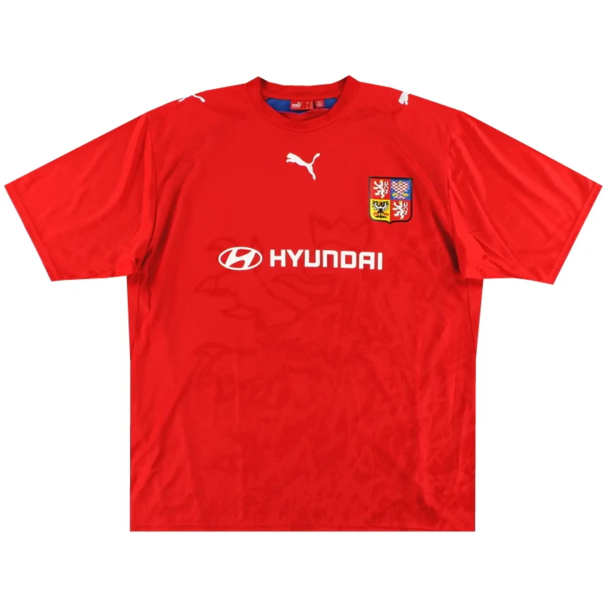 2006-08 Czech Republic Puma Home Shirt *Mint* XL - Czech Republic / Mint 