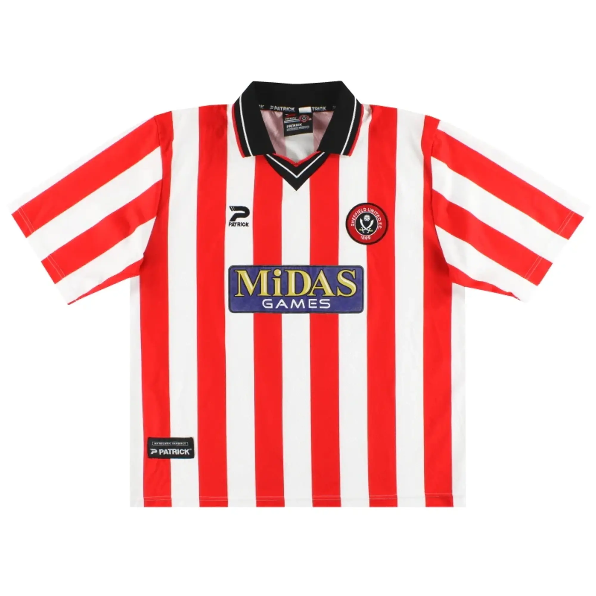 2000-02 Sheffield United Patrick Home Shirt XL - Sheffield United / Excellent 