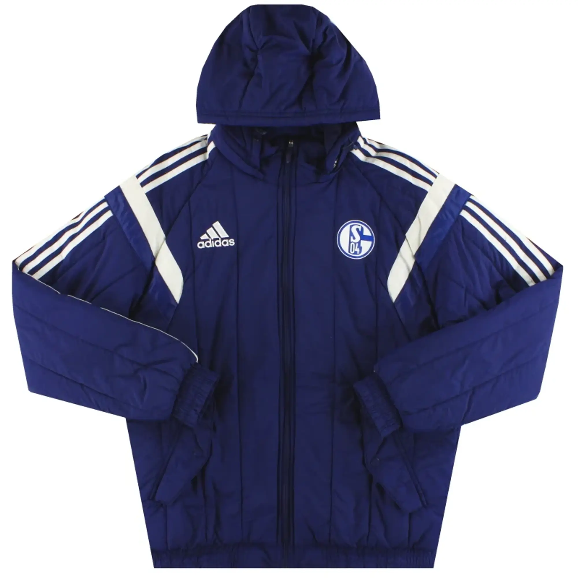 2014-15 Schalke adidas Padded Jacket S - Schalke / Excellent 