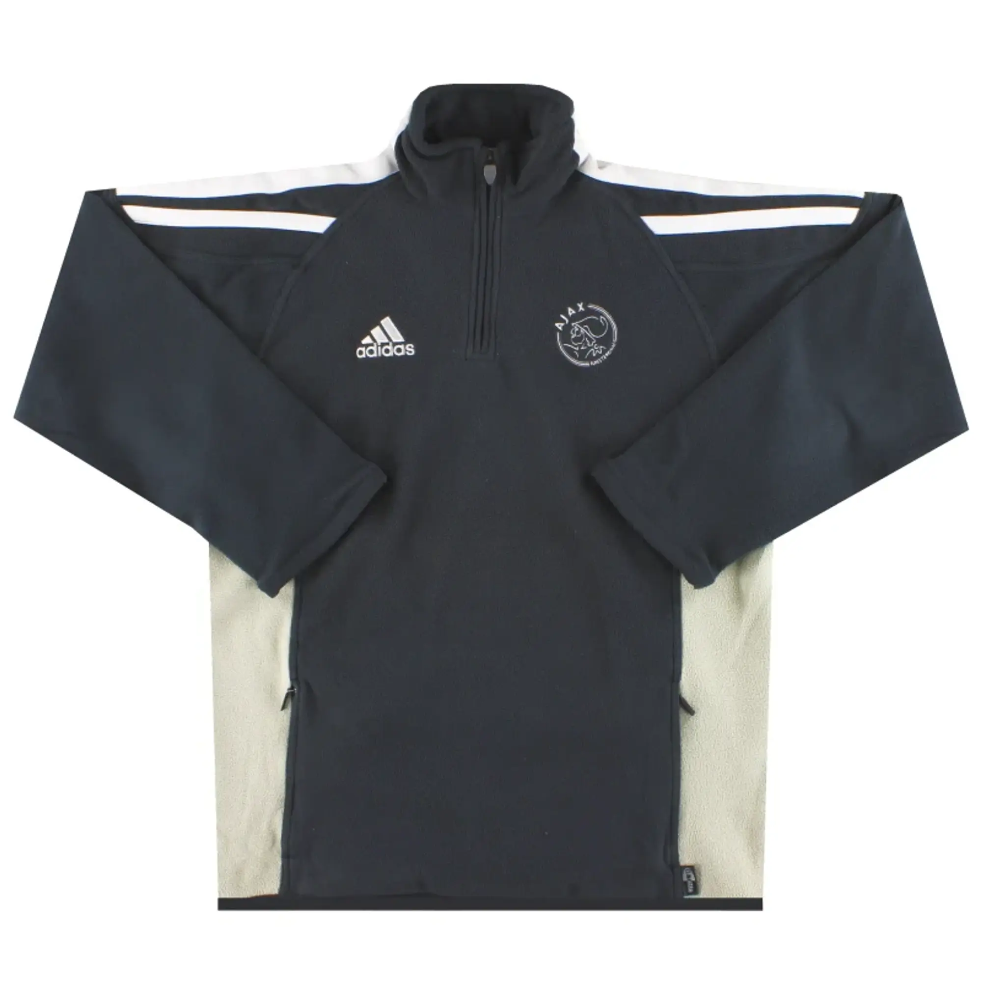 2001-02 Ajax adidas Climawarm 1/4 Zip Fleece S - Ajax / Excellent 