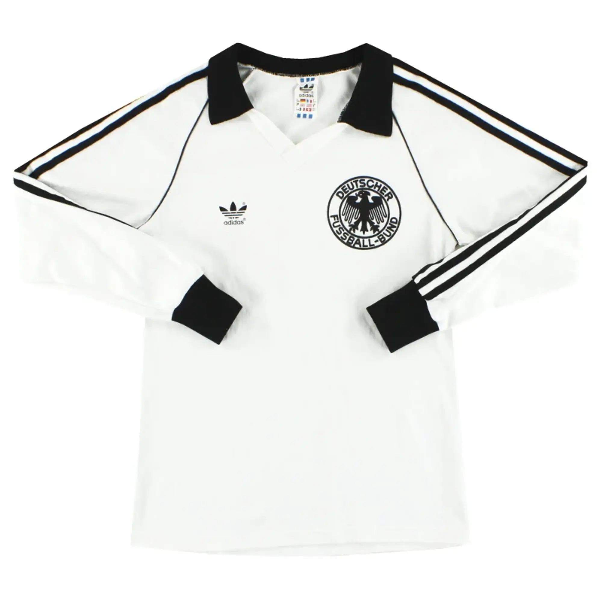 1980-82 West Germany adidas Home Shirt L/S *Mint* S - Germany / Mint 