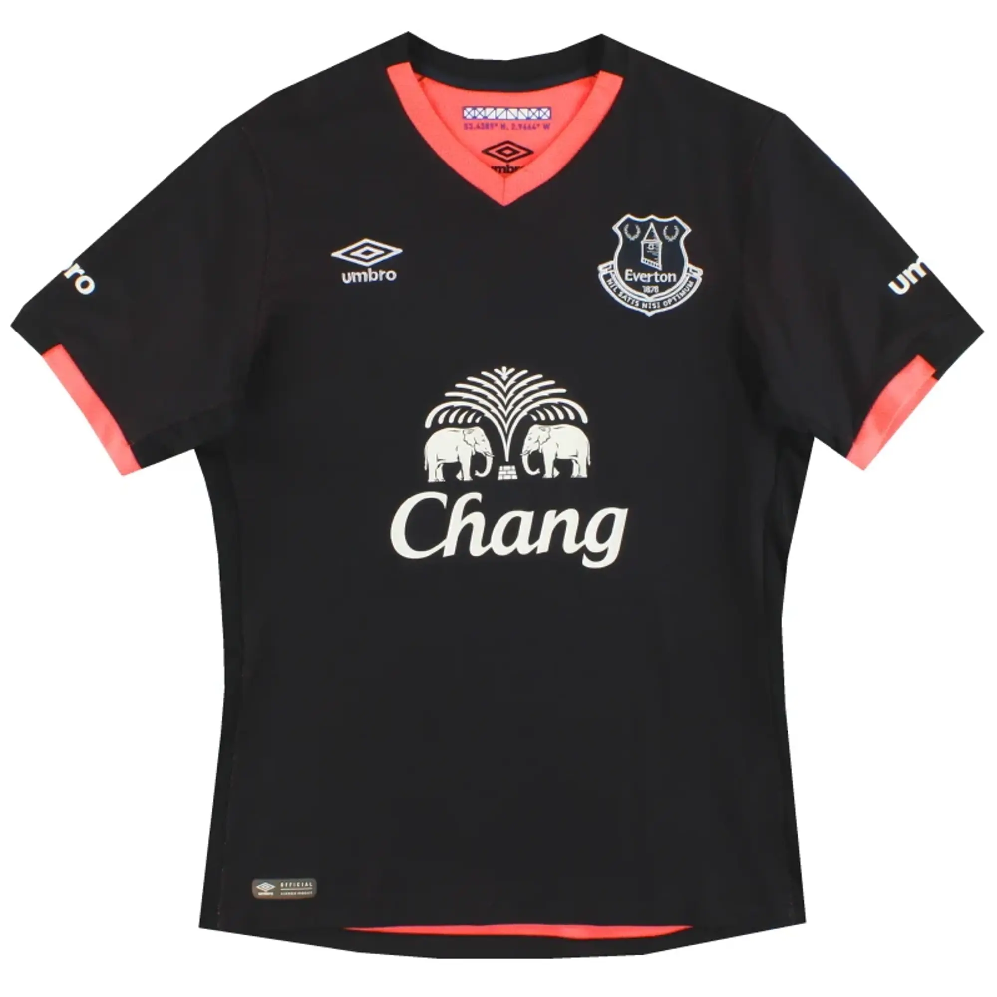 2016-17 Everton Umbro Away Shirt XXL - Everton / Excellent 