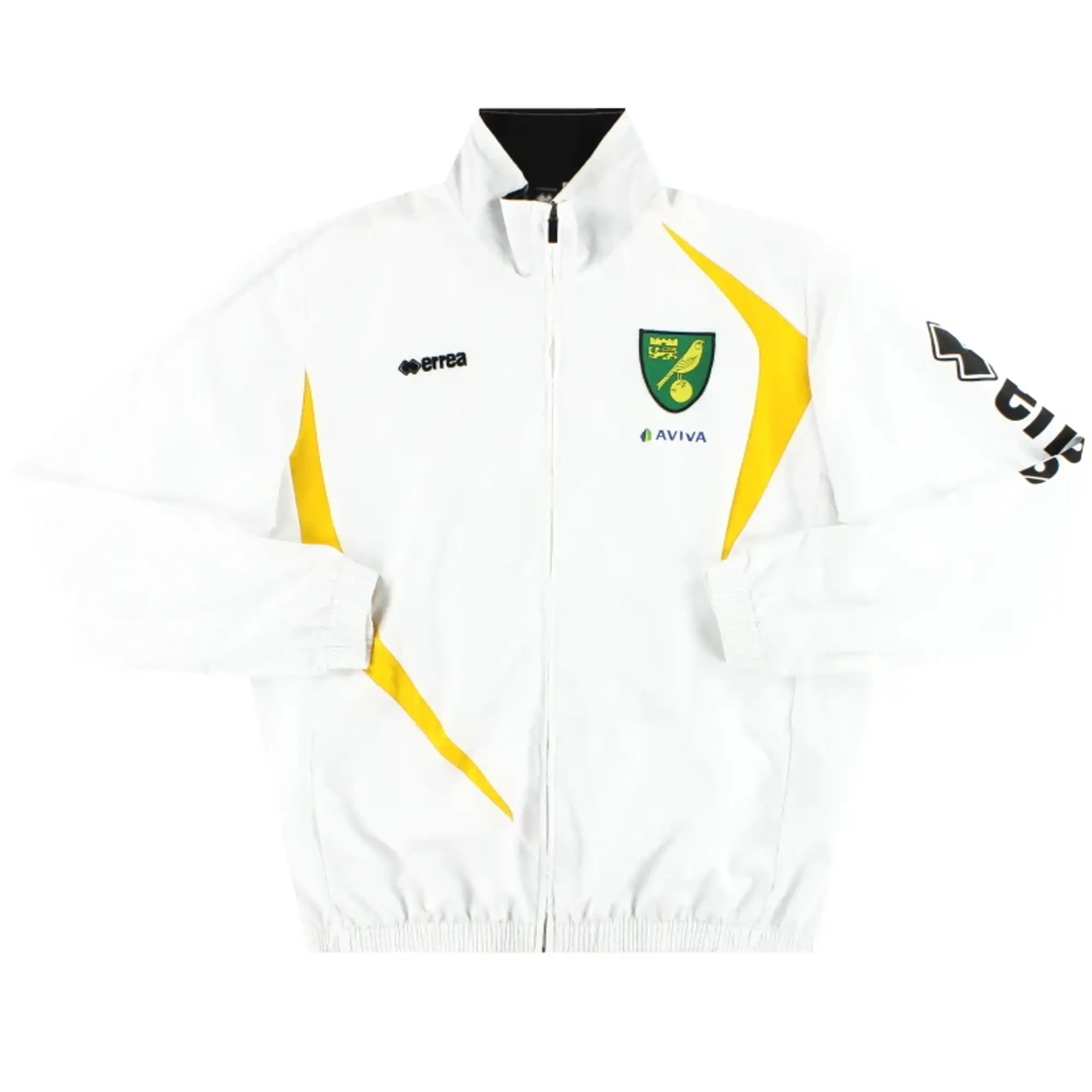 2013-14 Norwich Errea Track Jacket XXL - Norwich City / Excellent 