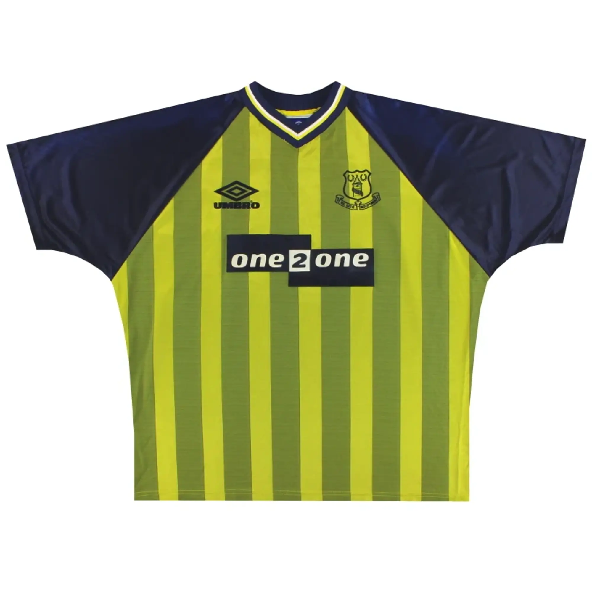 1998-99 Everton Umbro Training Shirt *Mint* XXL - Everton / Mint 