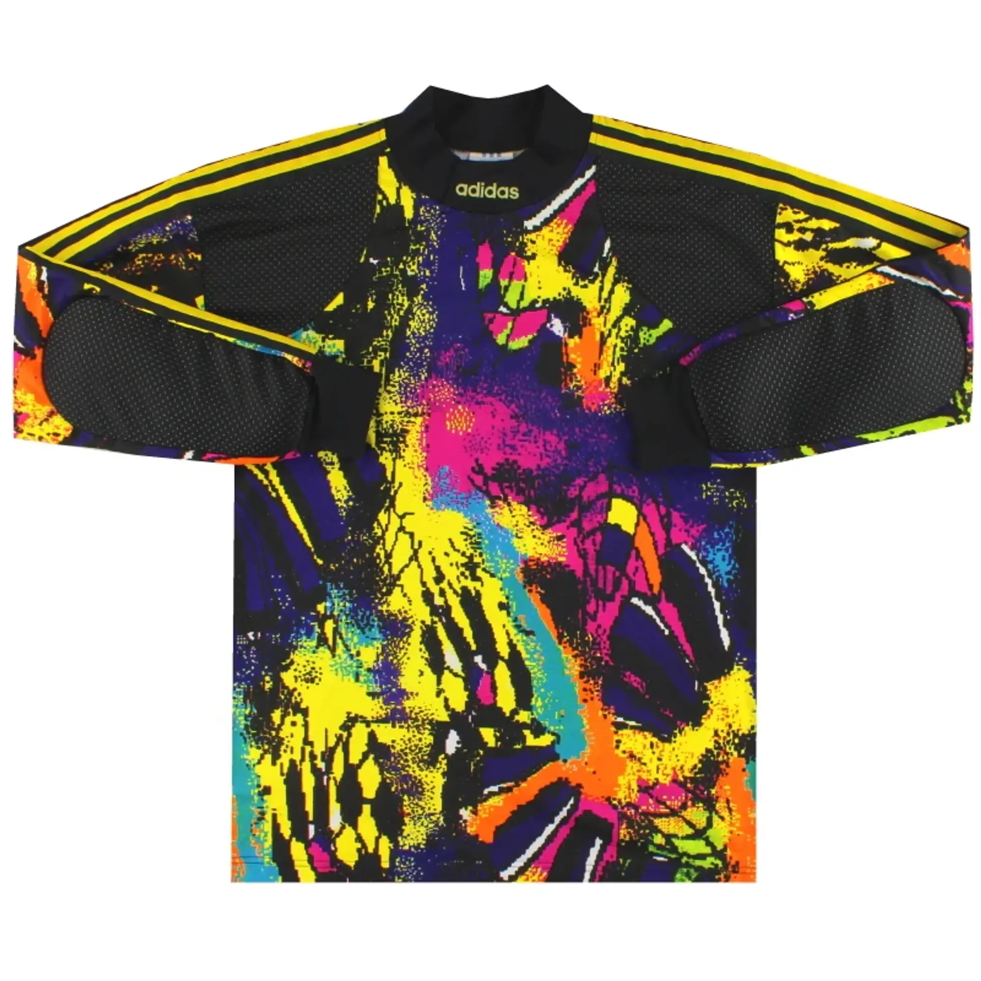 1992-93 adidas Template Goalkeeper Shirt #1 M/L - Other World Clubs / Excellent / Medium