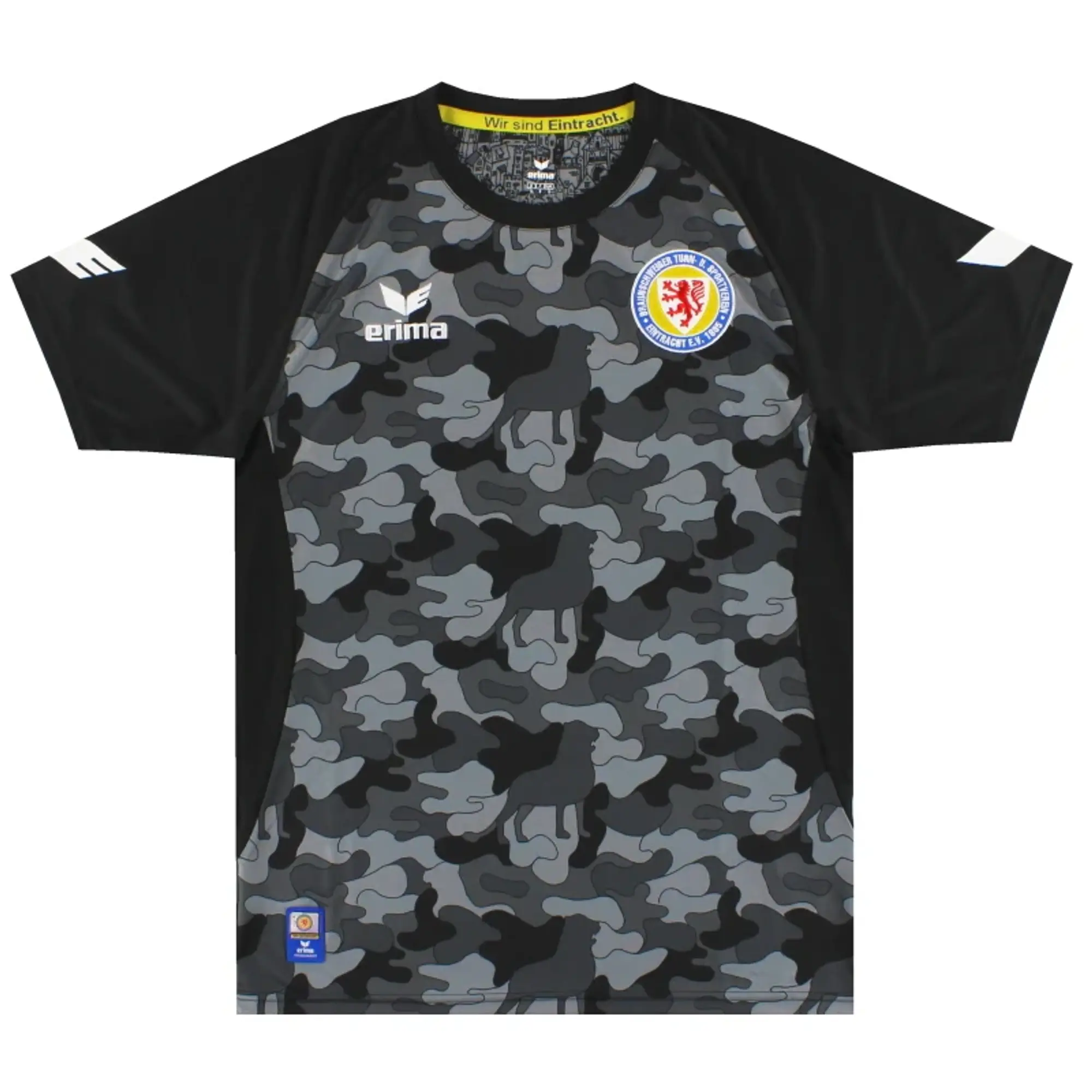 2018-19 Eintracht Braunschweig Erima Goalkeeper Shirt *As New* S - Other German Clubs / As New 