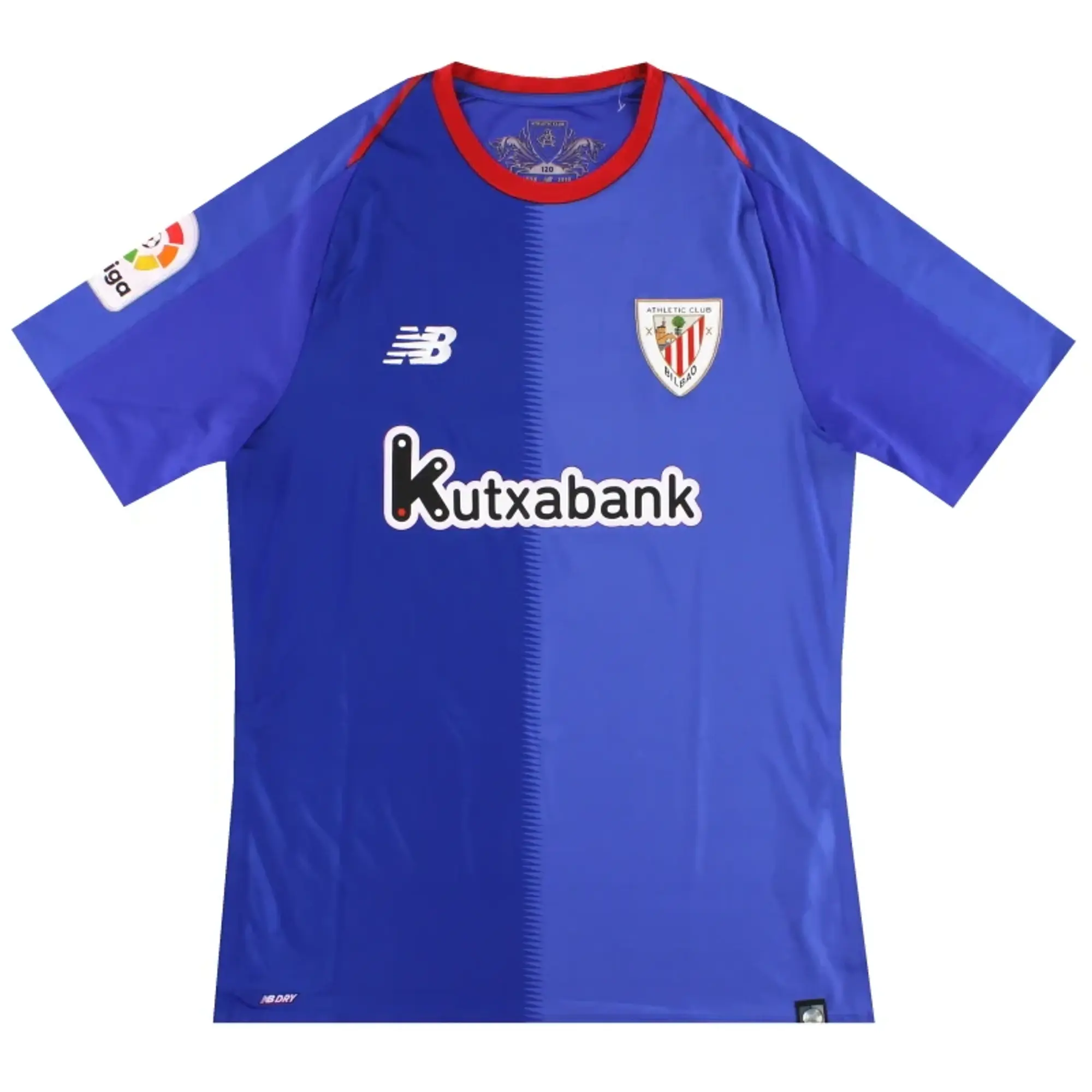 2018-19 Athletic Bilbao New Balance '120 year' Away Shirt L - Athletic Bilbao / Excellent 